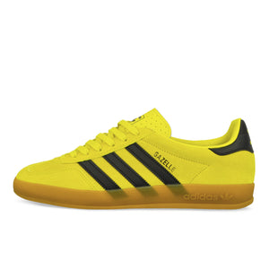 adidas Gazelle Indoor Shock Yellow / Core Black / Gold Metallic Low Top Sneakers JR6303 | Overkill
