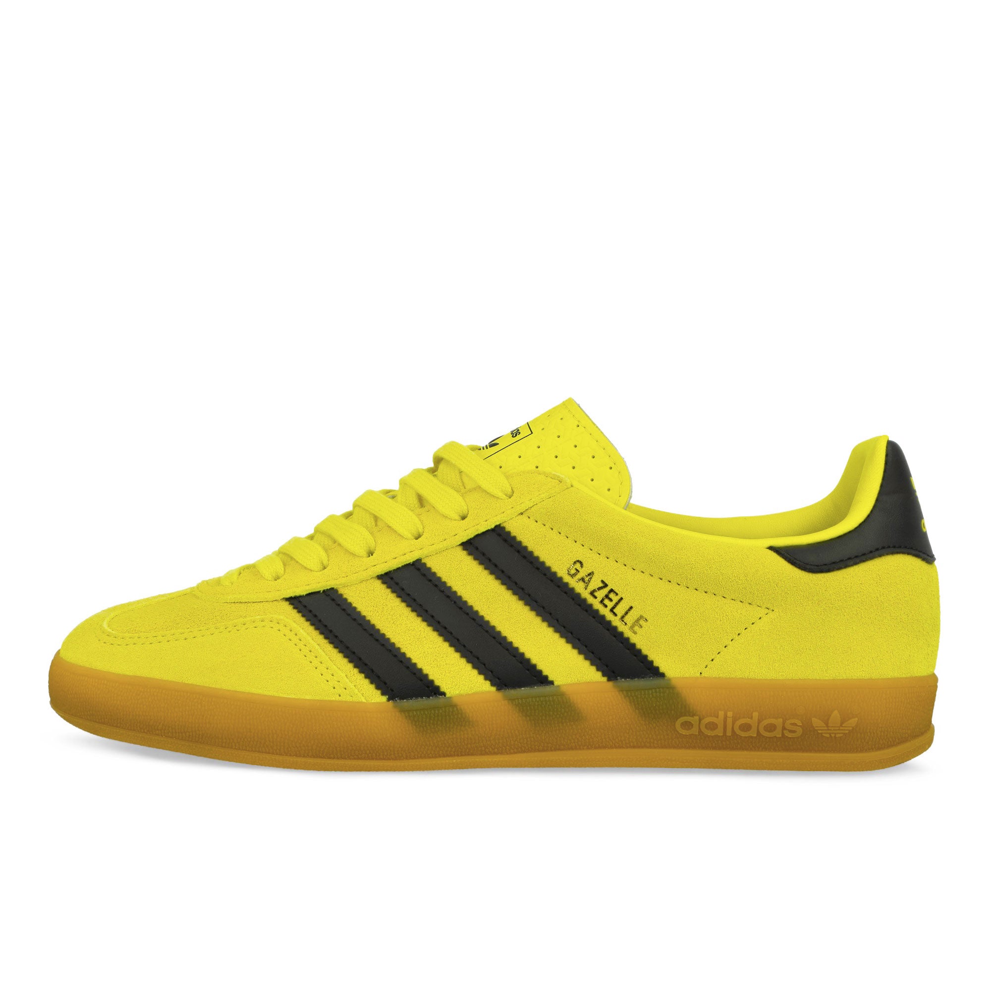 adidas Gazelle Indoor Shock Yellow / Core Black / Gold Metallic Low Top Sneakers JR6303 | Overkill