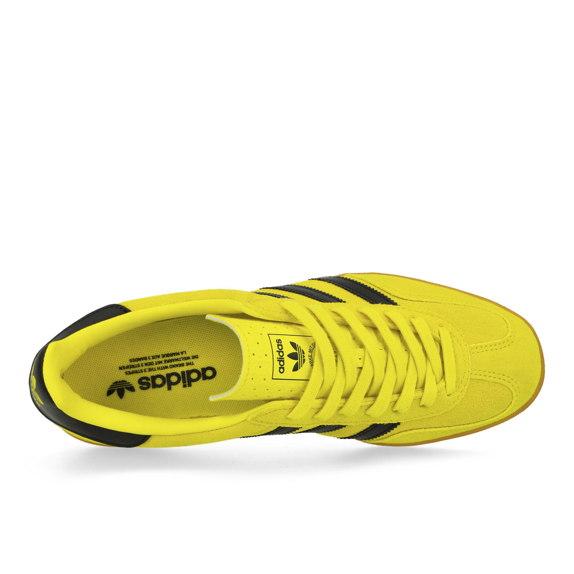 adidas Gazelle Indoor Shock Yellow / Core Black / Gold Metallic Low Top Sneakers Detailfoto | Overkill