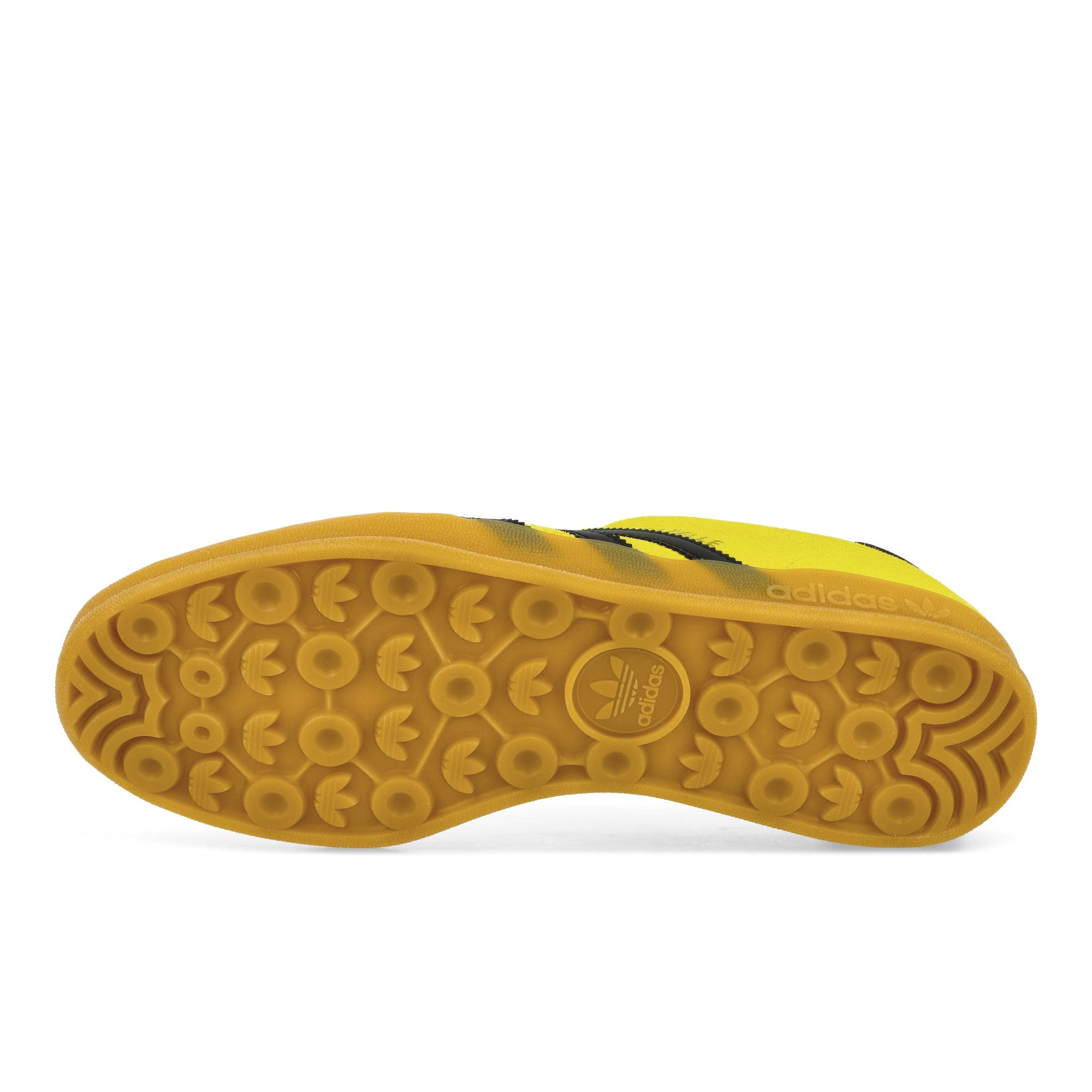 adidas Gazelle Indoor Shock Yellow / Core Black / Gold Metallic Low Top Sneakers Detail View 1 | Overkill