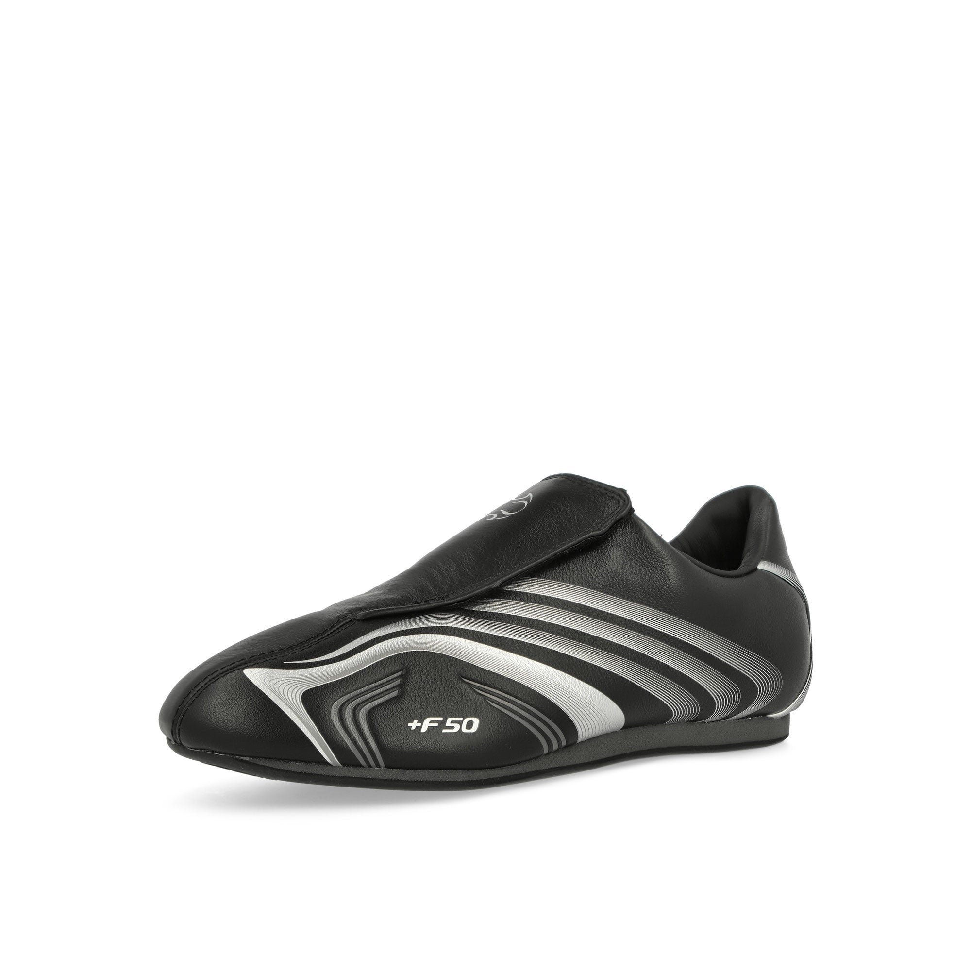 adidas Taekwondo F50 W Core Black / Silver Metallic / Grey Six Low Top Sneakers JR6403 Close-up | Overkill