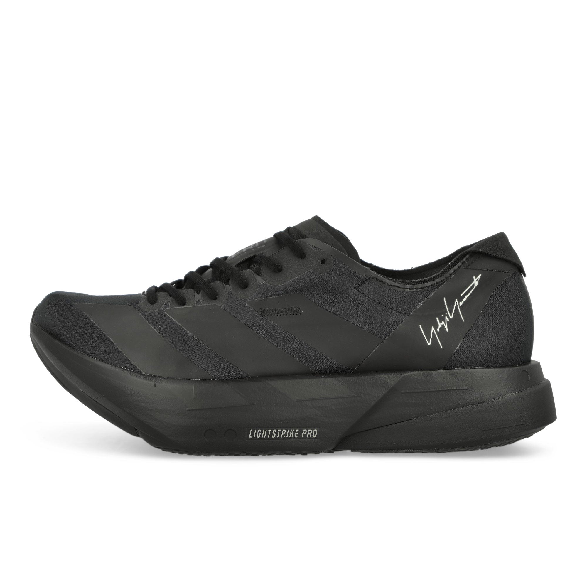 Y-3 Adizero Adios Pro 4 Black / Black / Off White Low Top Sneakers JR6655 | Overkill