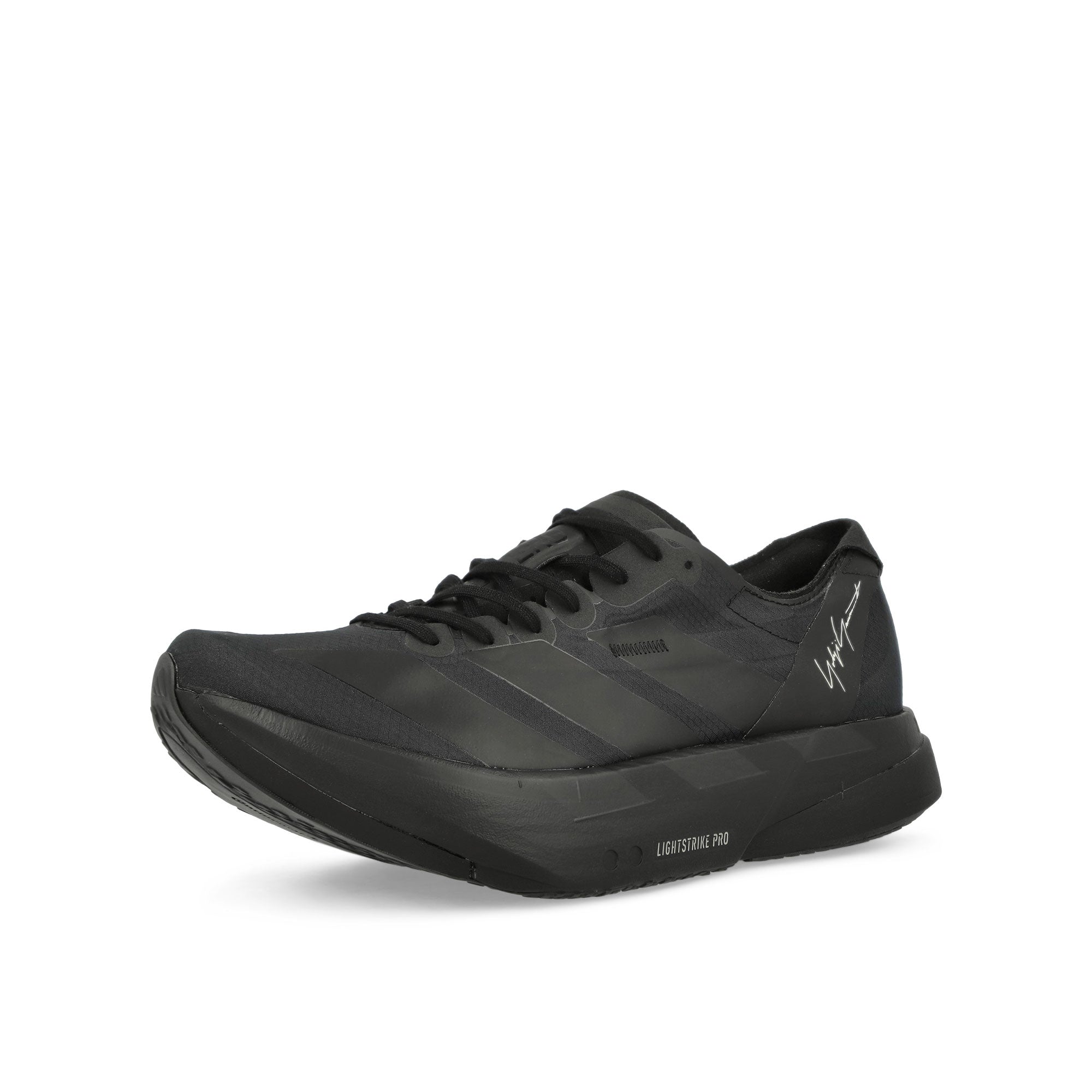 Y-3 Adizero Adios Pro 4 Black / Black / Off White Low Top Sneakers Detailfoto | Overkill