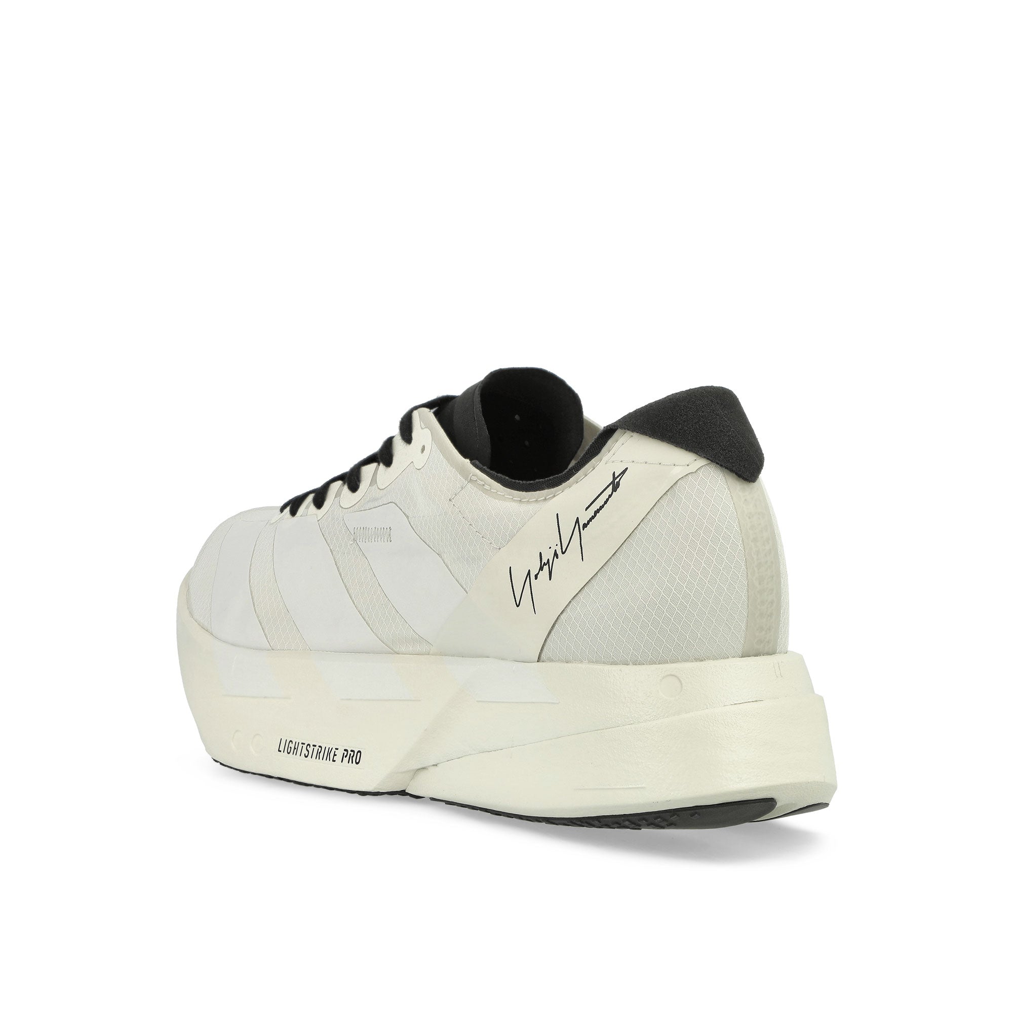 Y-3 Adizero Adios Pro 4 Orbit Grey / Orbit Grey / Black Low Top Sneakers Close Up | Overkill