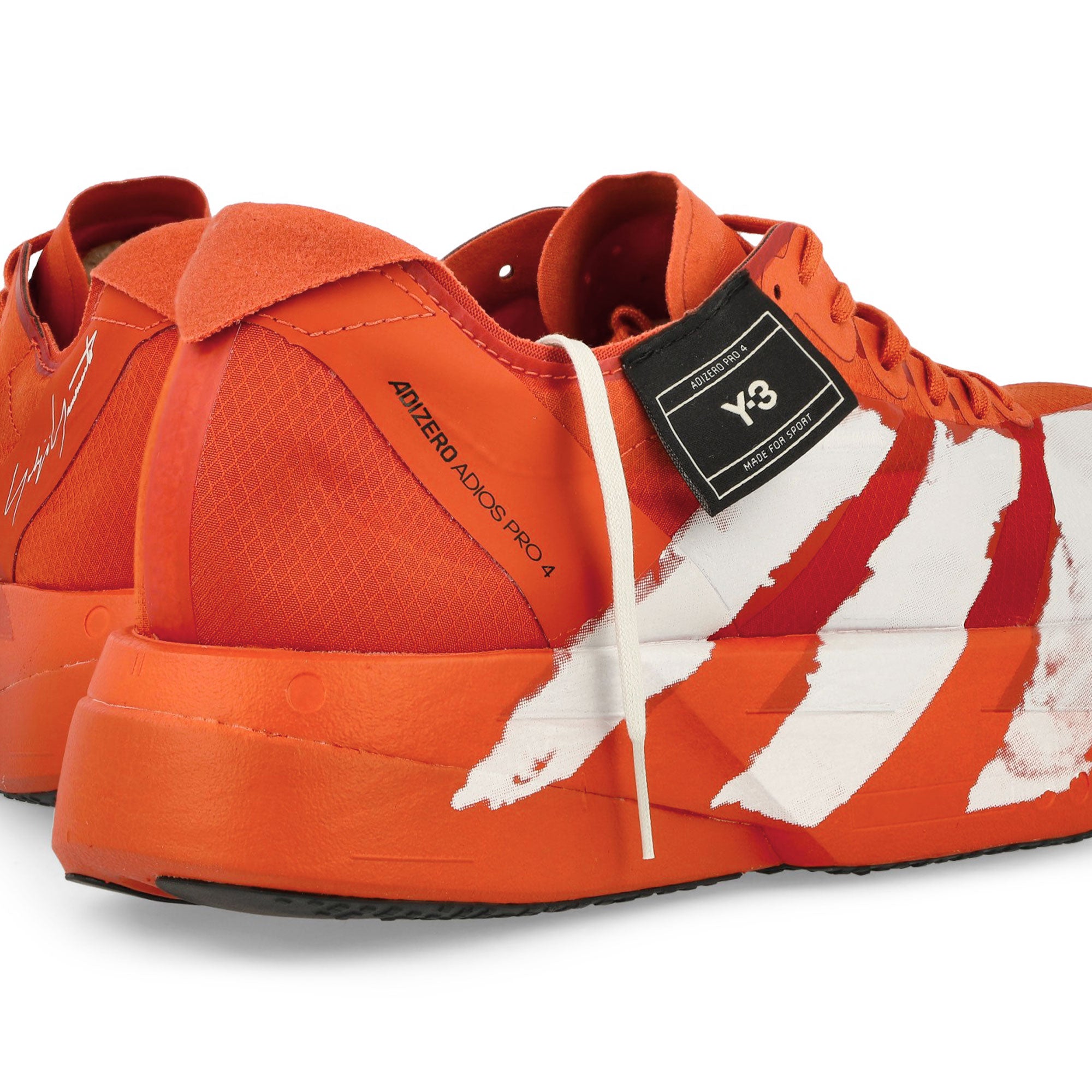 Y-3 Adizero Adios Pro 4 Craft Chili / Craft Chili / Orbit Grey Low Top Sneakers JR6657 Material | Overkill