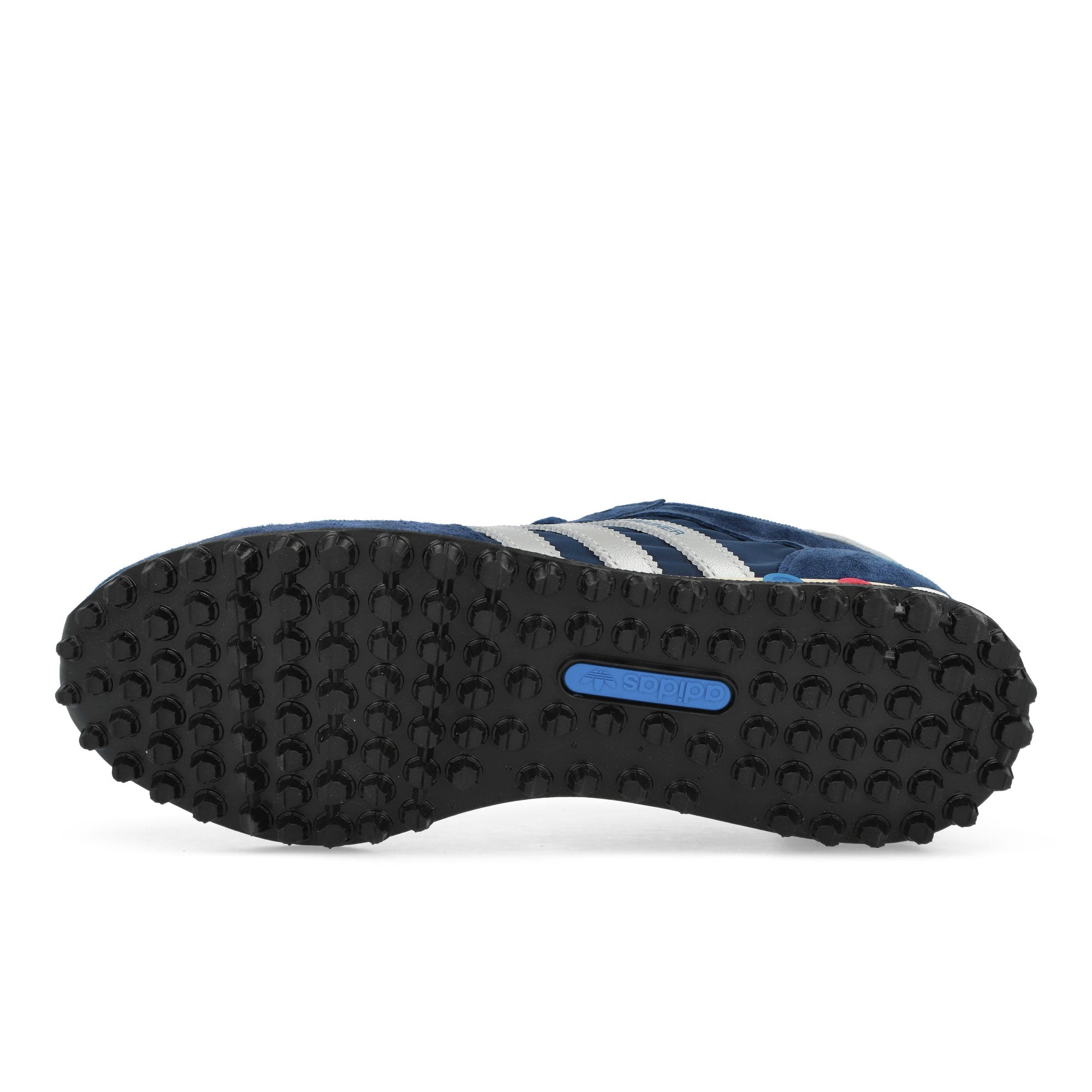 adidas LA Trainer OG Dark Blue / Silver Metallic / Off White Low Top Sneakers JR7171 Detail View 1 | Overkill