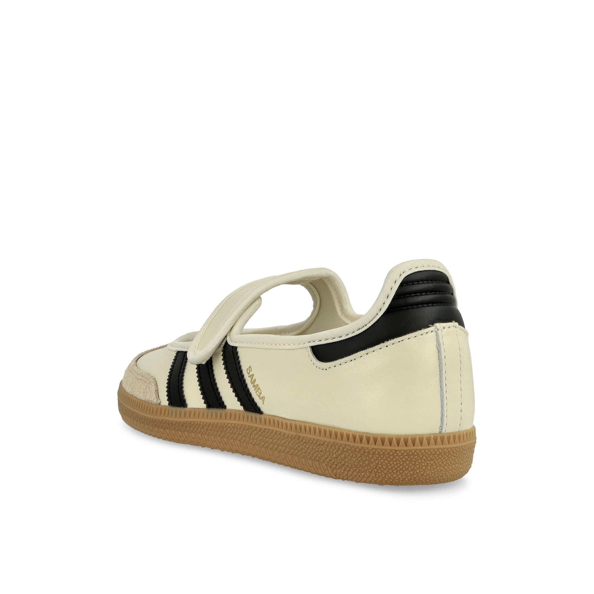 adidas Samba Jane W Cream White / Gum 3 / Core Black Low Top Sneakers JR7338 Material | Overkill