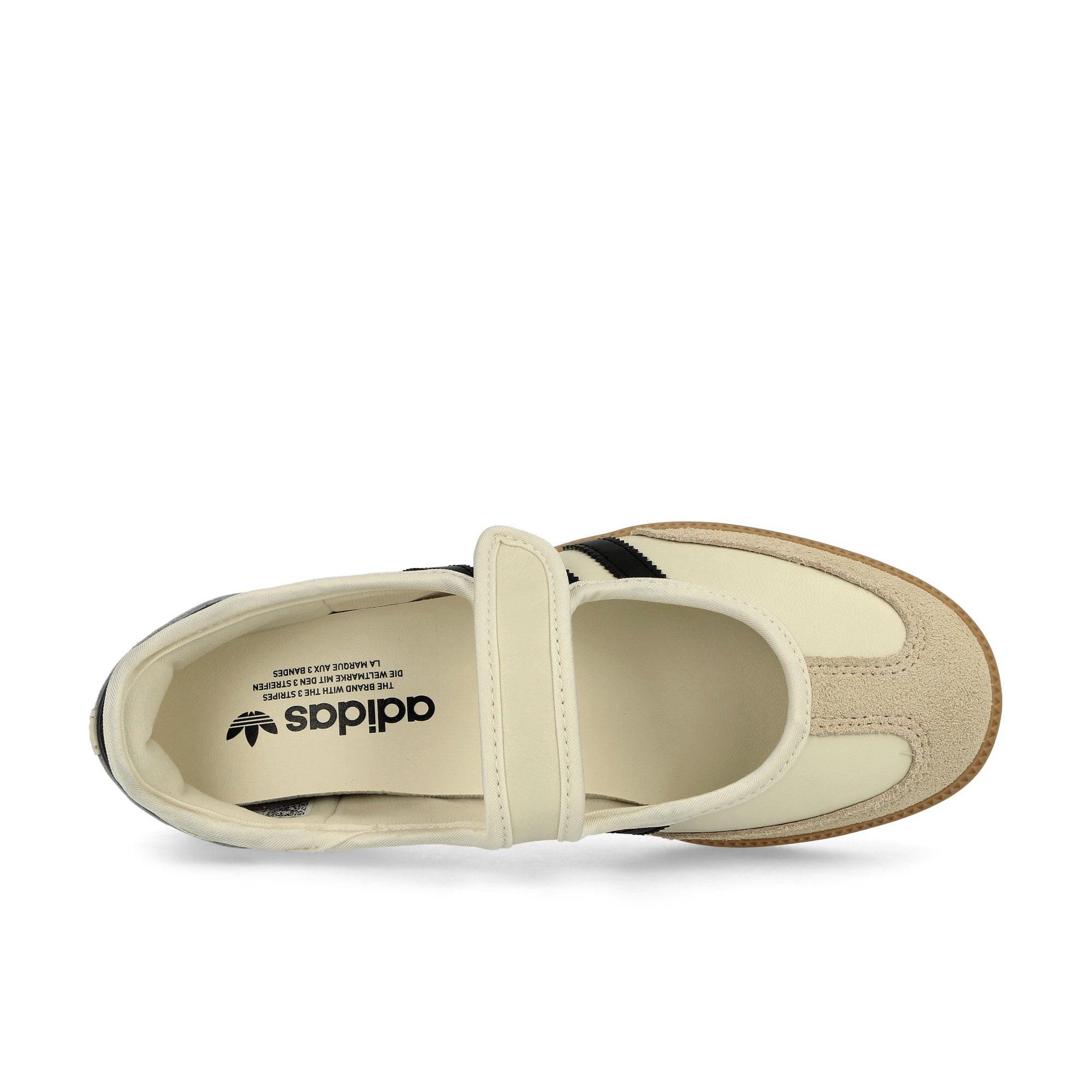 adidas Samba Jane W Cream White / Gum 3 / Core Black Low Top Sneakers JR7338 Detailfoto | Overkill