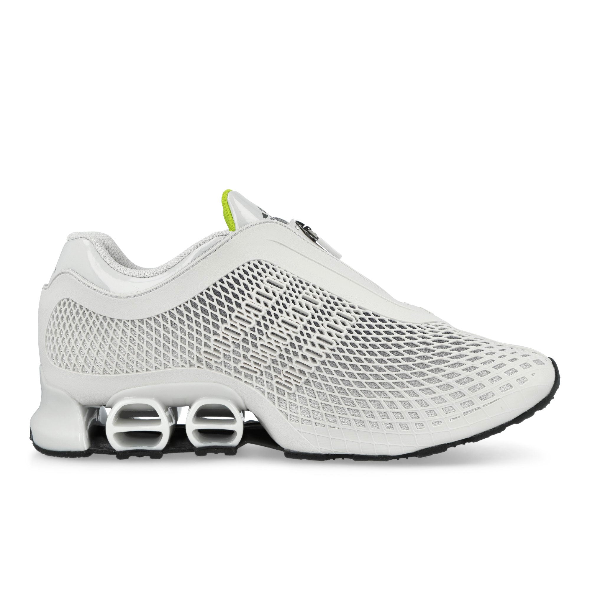 adidas Megaride S2 Crystal White / Crystal White / Semi Solar Yellow Low Top Sneakers JR7537 Silhouette | Overkill