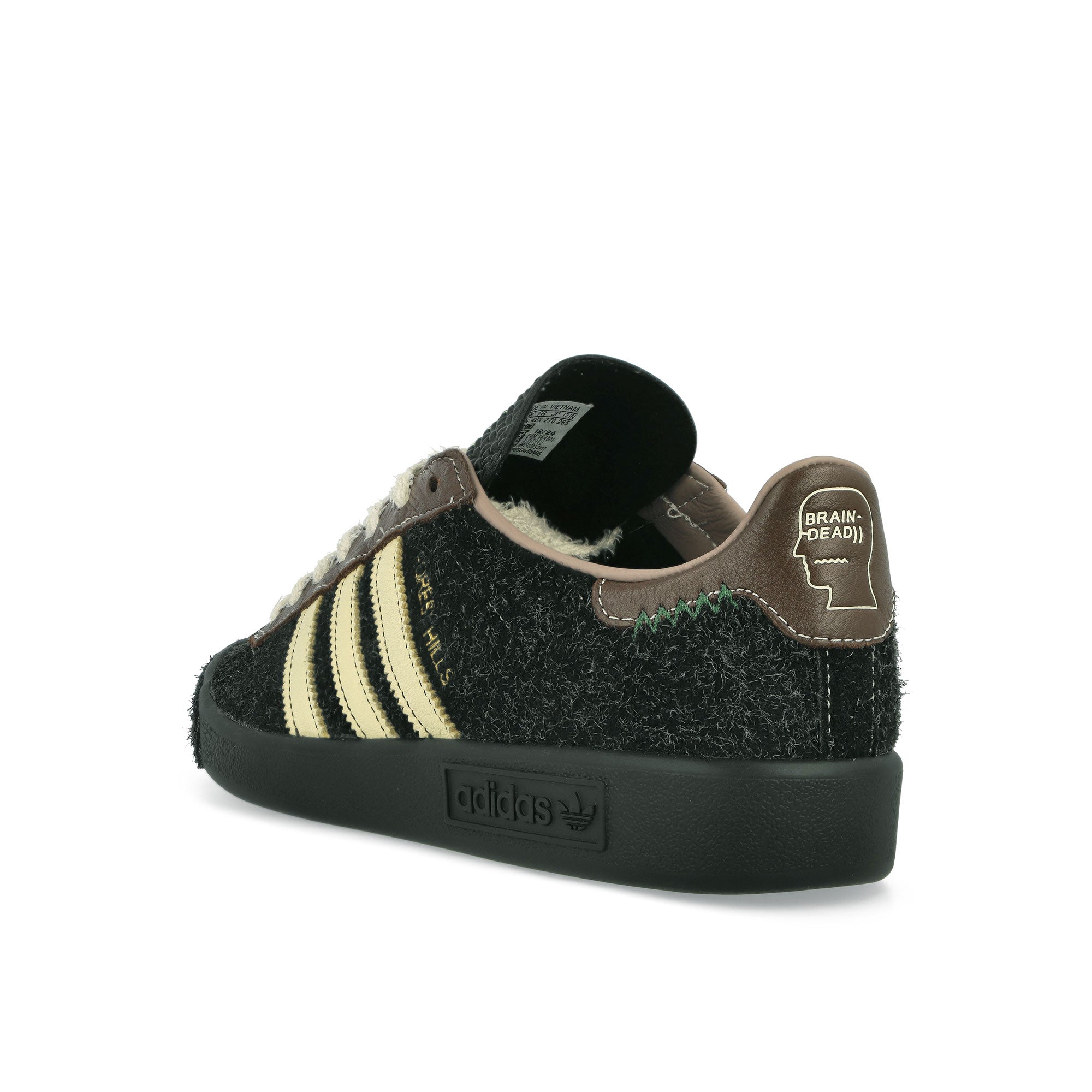 adidas Forest Hills Core Black / Pantone / Branch Low Top Sneakers Material | Overkill