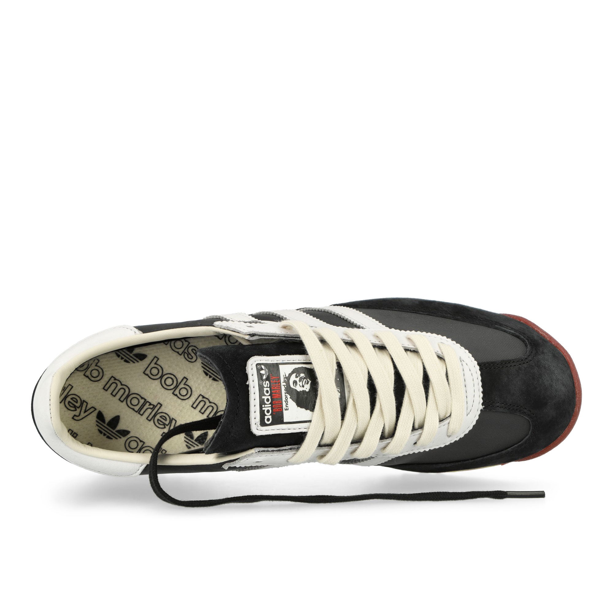 adidas SL 72 Bob Marley Core Black / Footwear White / Off White Low Top Sneakers Detailfoto | Overkill