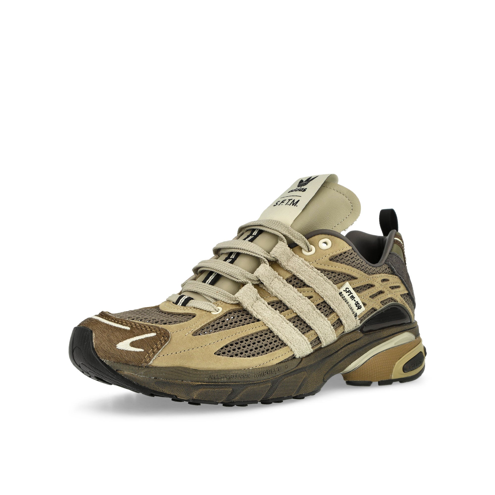 adidas Adistar Cushion Simple Brown / Night Brown / Light Brown Low Top Sneakers Close Up | Overkill