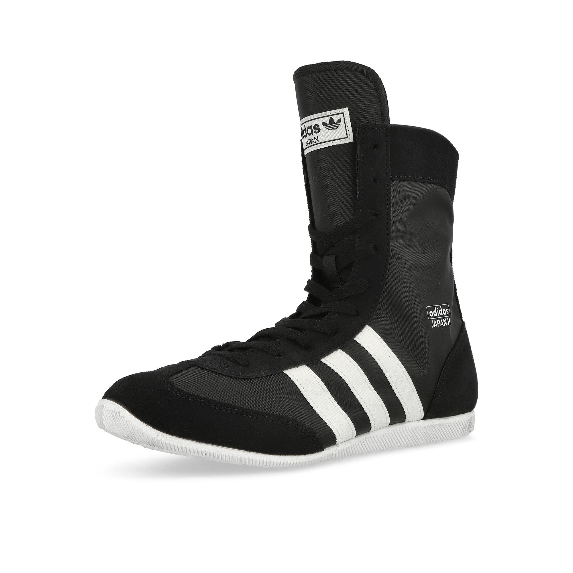 adidas Japan H W Core Black / Footwear White / Footwear White High Top Sneakers Close Up | Overkill