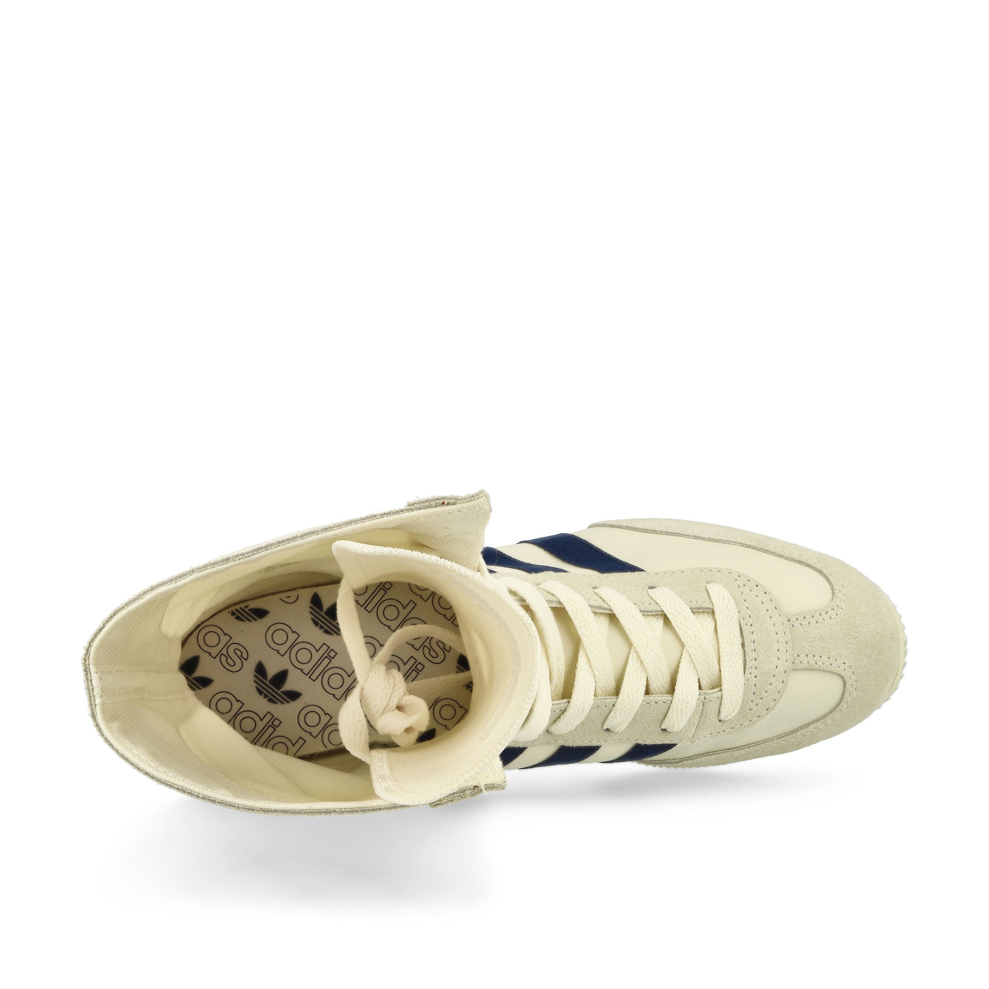adidas Japan H W Cream White / Dark Blue / Gold Metallic High Top Sneakers Detailfoto | Overkill