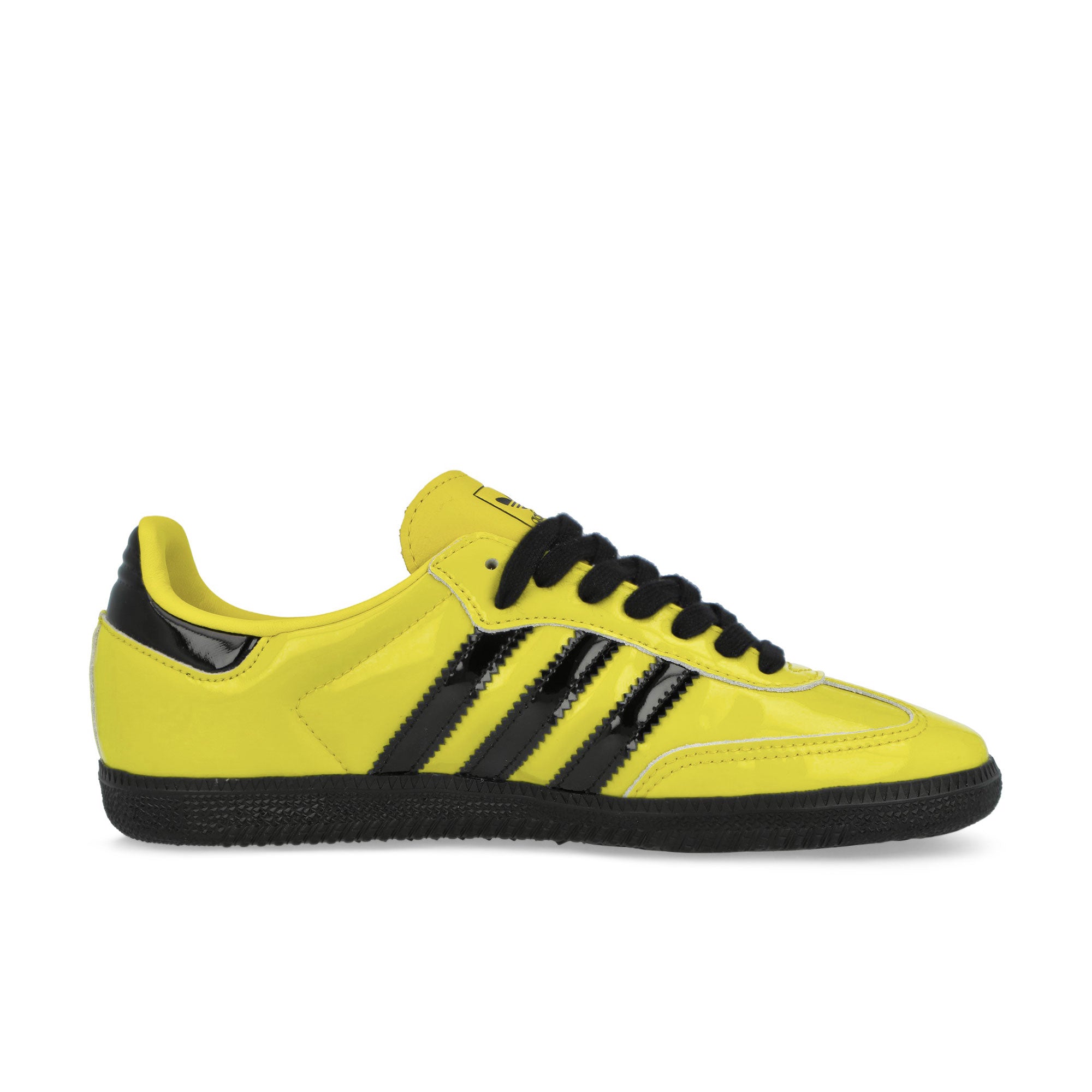 adidas Samba OG W Yellow / Core Black / Silver Metallic Low Top Sneakers JR8749 Silhouette | Overkill