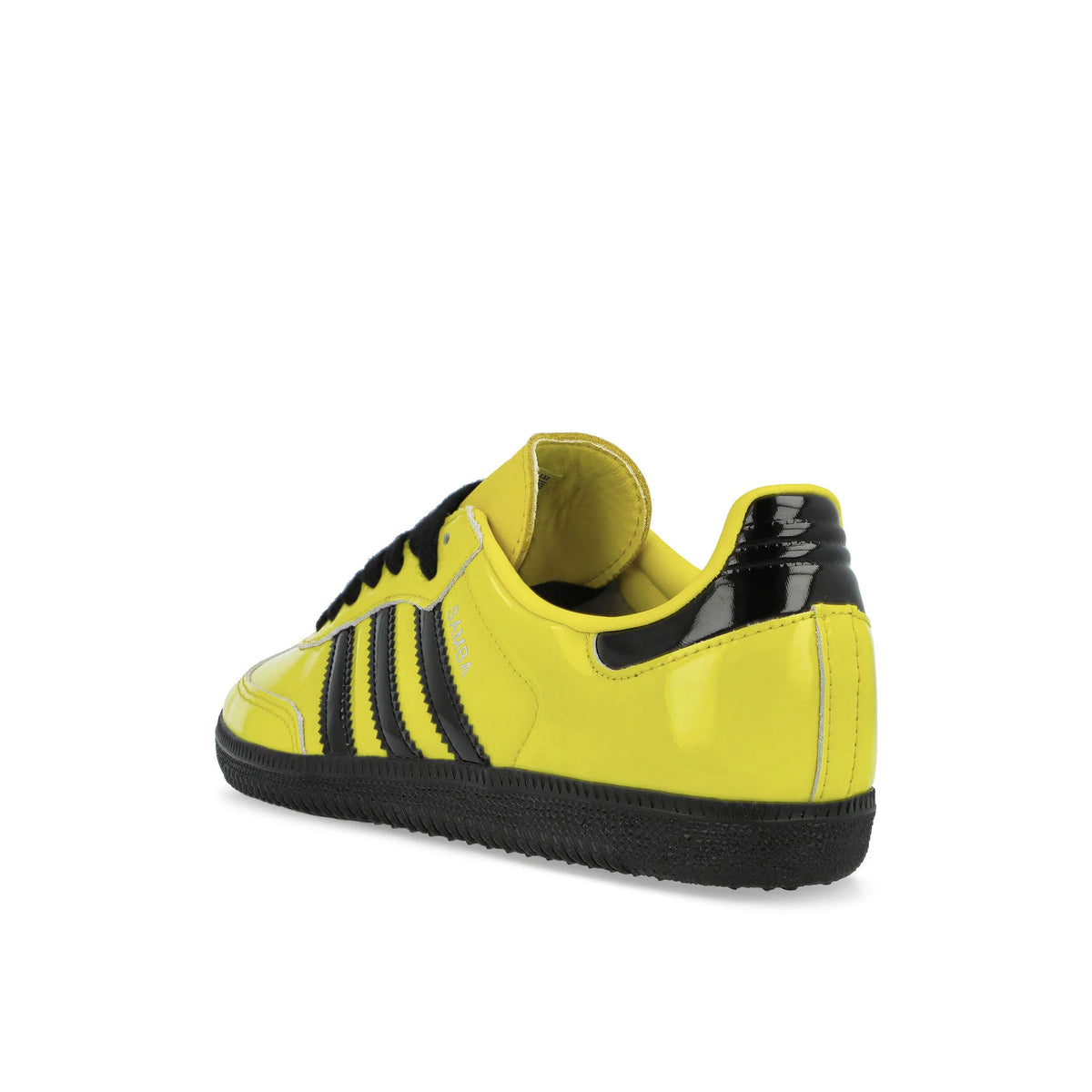 adidas Samba OG W Yellow / Core Black / Silver Metallic Low Top Sneakers JR8749 Material | Overkill