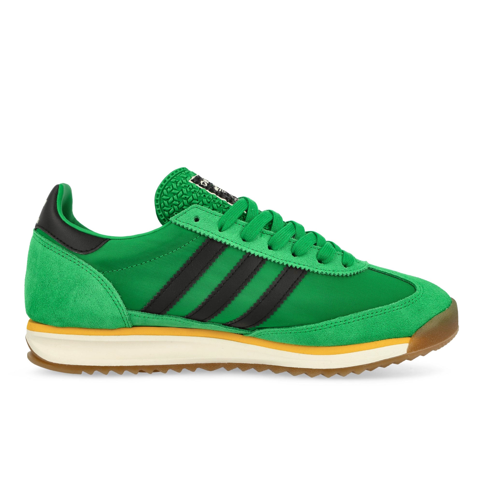 adidas SL 72 RS Green / Off White / Crew Yellow Low Top Sneakers Silhouette | Overkill