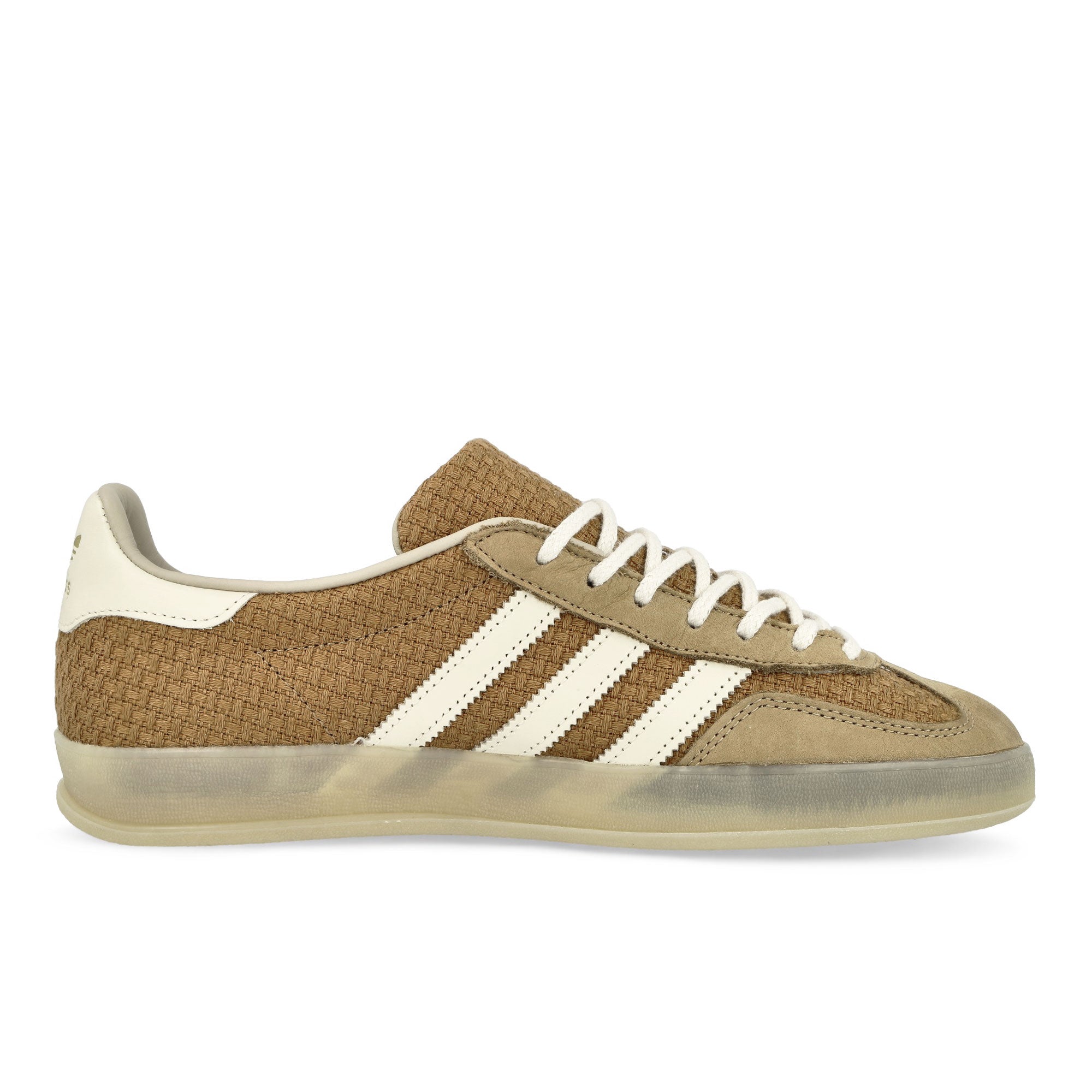 adidas Gazelle Indoor Brown Desert / Wonder White / Magic Beige Low Top Sneakers JR8851 Silhouette | Overkill