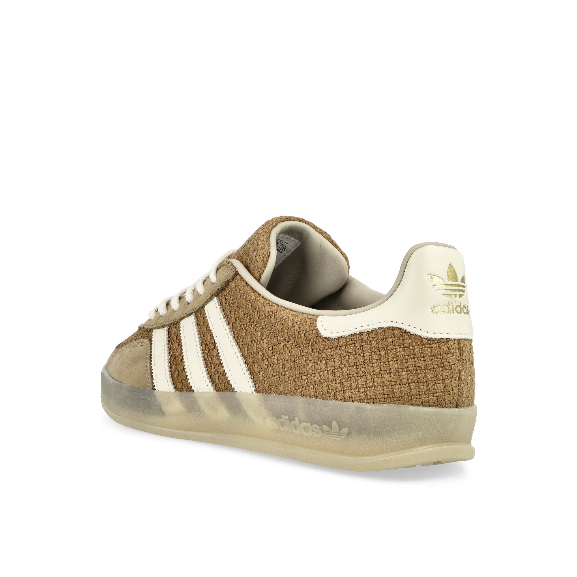 adidas Gazelle Indoor Brown Desert / Wonder White / Magic Beige Low Top Sneakers JR8851 Material | Overkill
