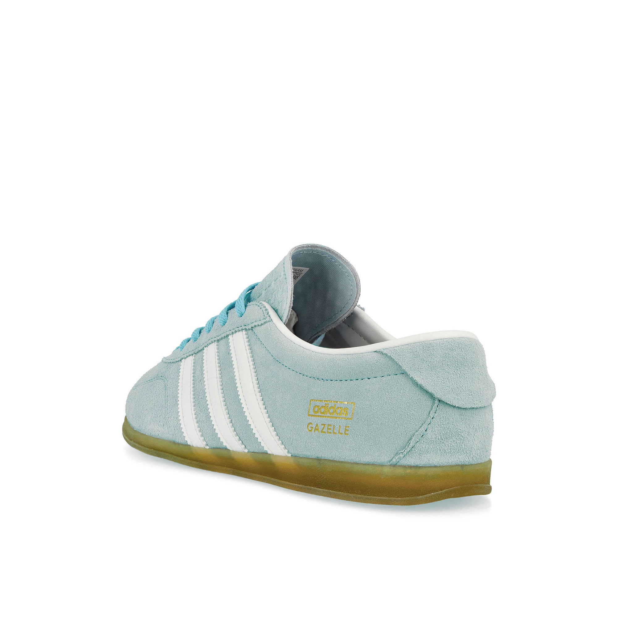 adidas Gazelle Lo Pro W Clear Sky / Footwear White / Gum 3 Low Top Sneakers Material | Overkill