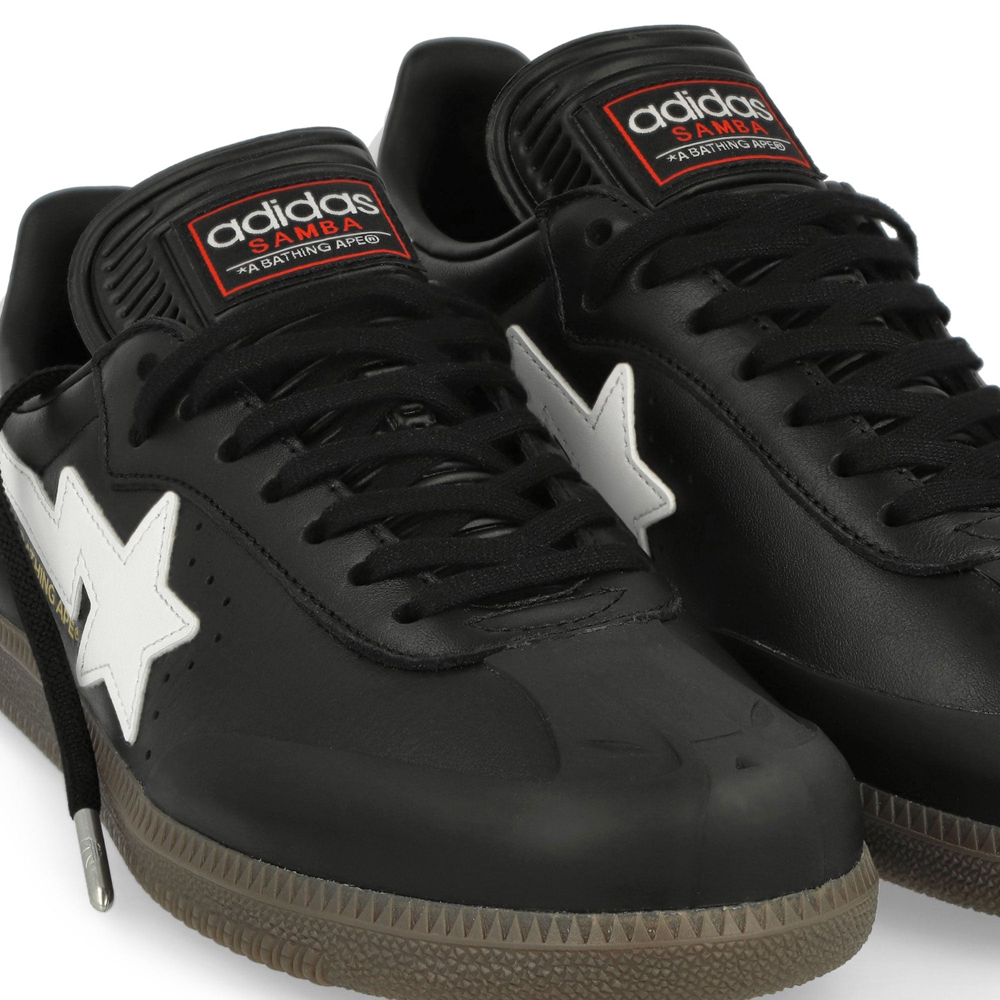 adidas Samba Core Black / Footwear White / Gum 5 Low Top Sneakers JR9246 Material | Overkill
