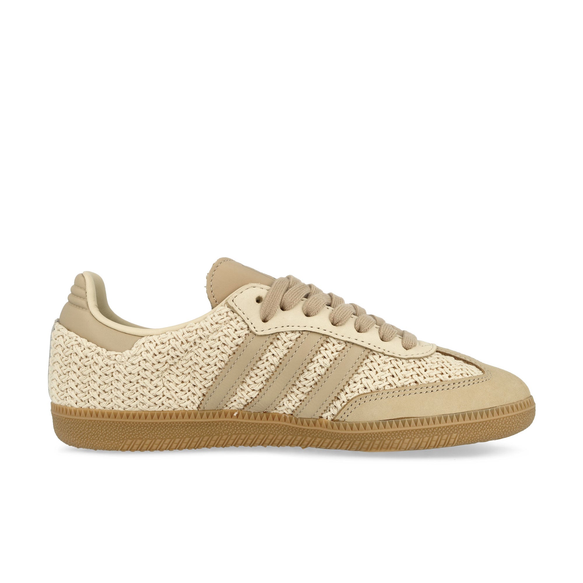 adidas Samba OG W Sand Strata / Magic Beige / Gum Three Low Top Sneakers JR9446 Silhouette | Overkill