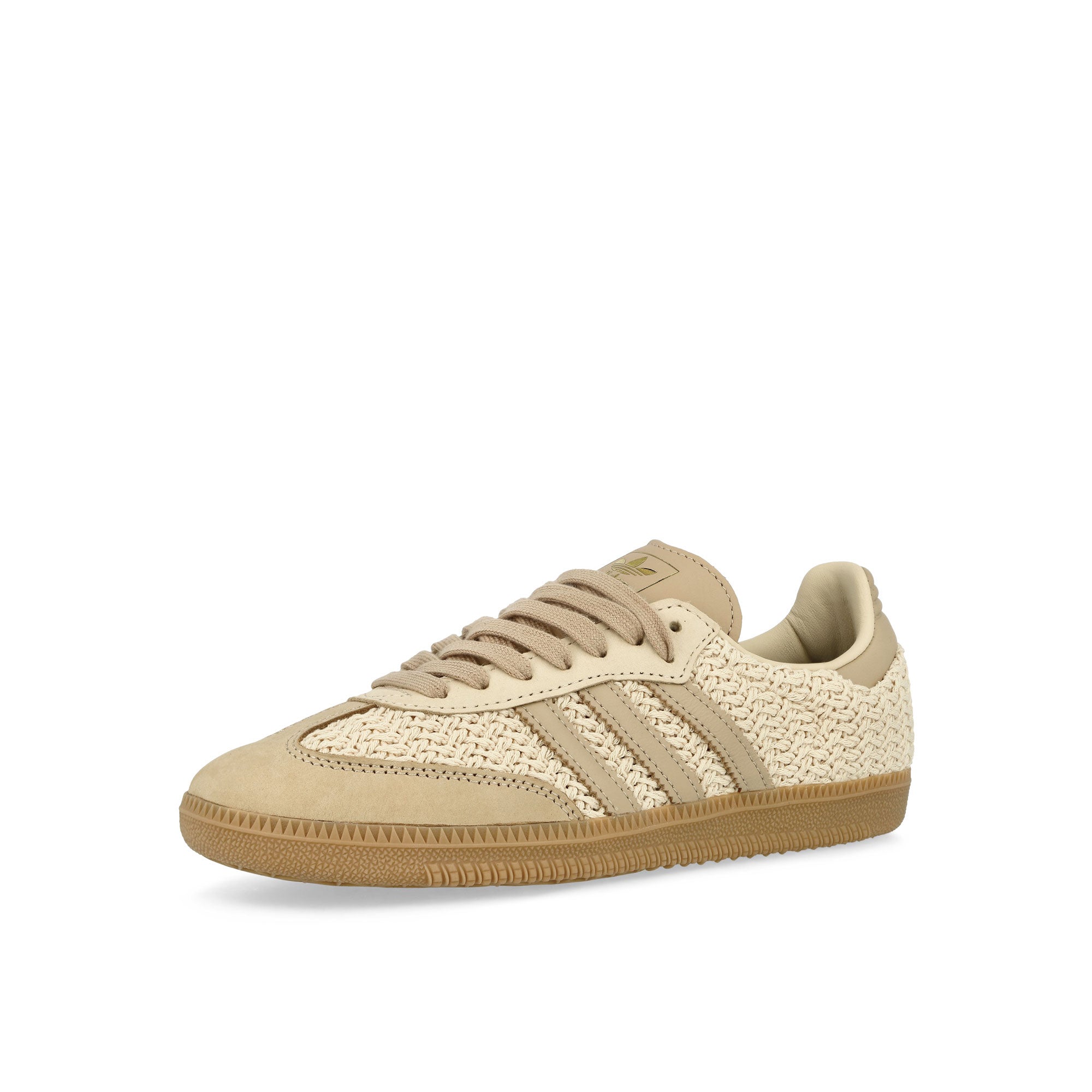 adidas Samba OG W Sand Strata / Magic Beige / Gum Three Low Top Sneakers JR9446 Close-up | Overkill