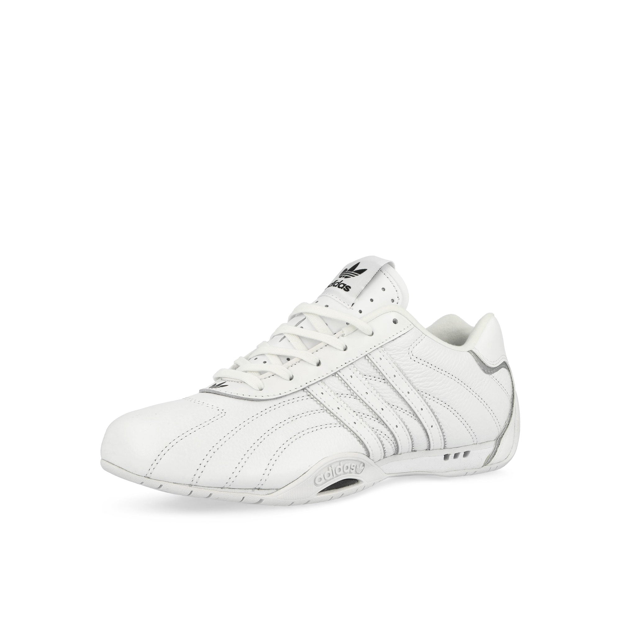 adidas Adiracer Lo W Footwear White / Core Black - Silver Matt Low Top Sneakers Close Up | Overkill