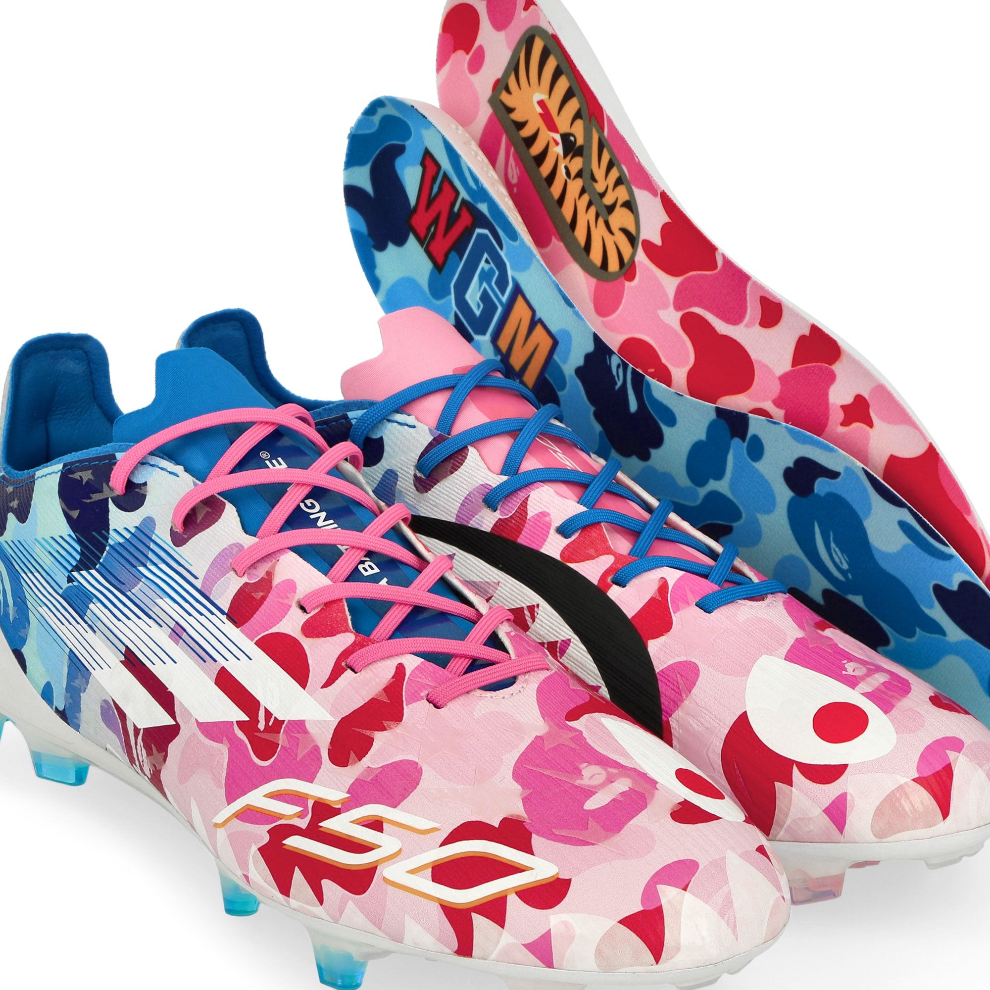 adidas F50 Elite FG Clear Pink / Footwear White / Icey Blue Low Top Sneakers JS0573 Material | Overkill