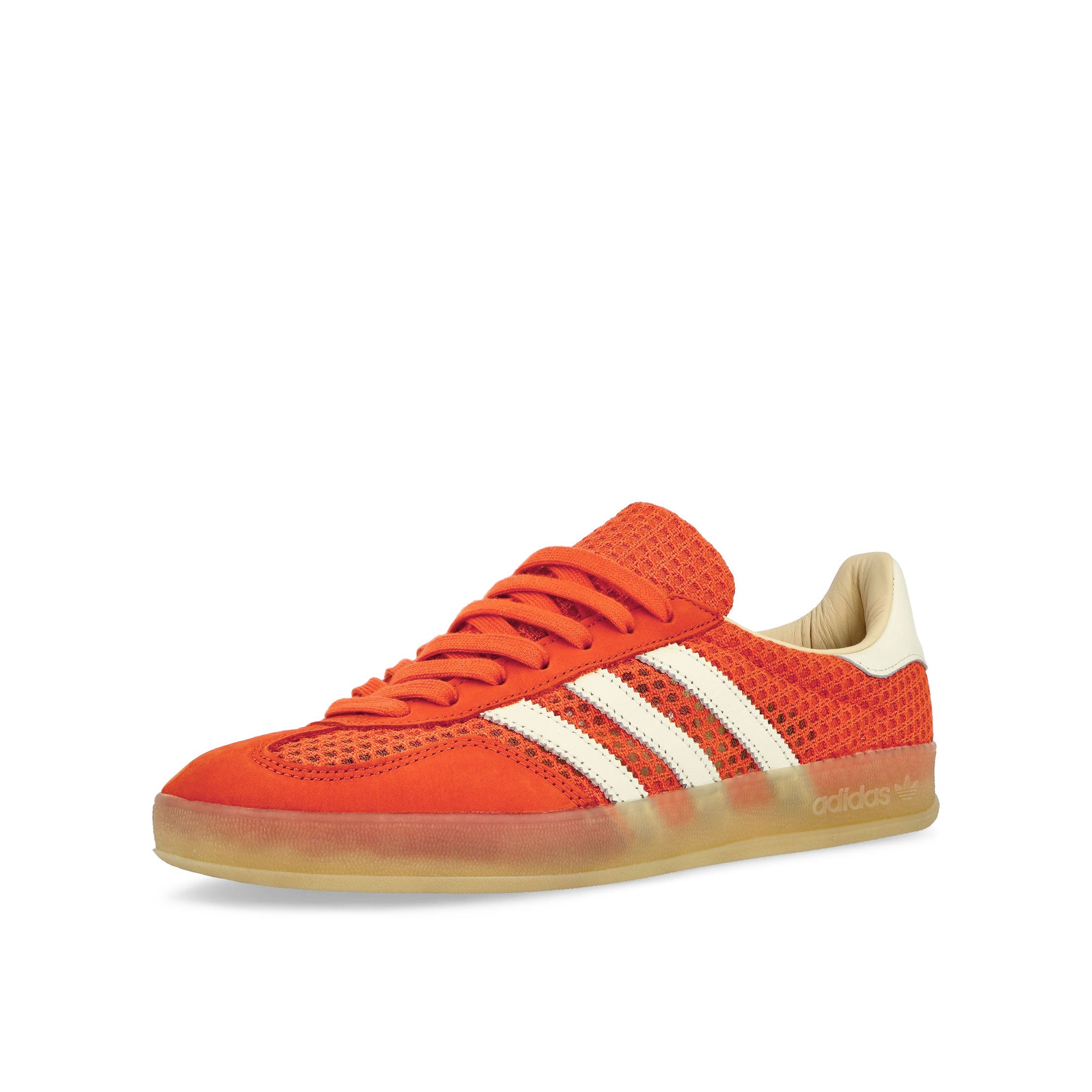 adidas Gazelle Indoor Glory Amber / Off White / Magic Beige Low Top Sneakers Close Up | Overkill