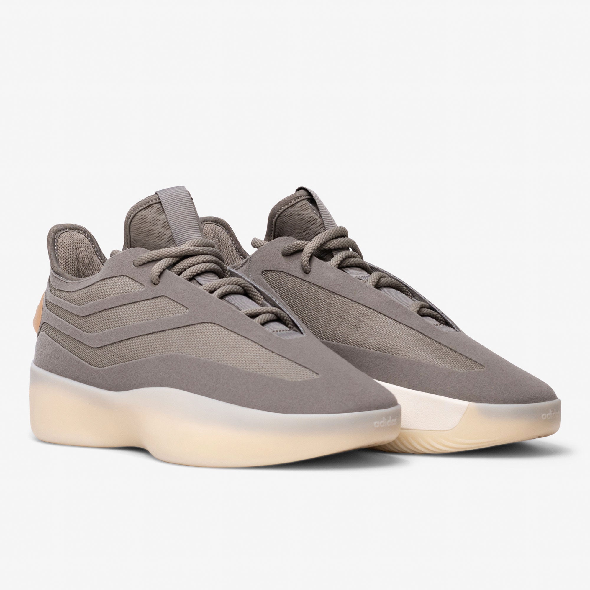 adidas II Basketball Low Putty Beige / Putty Beige / Putty Beige Low Top Sneakers Material | Overkill