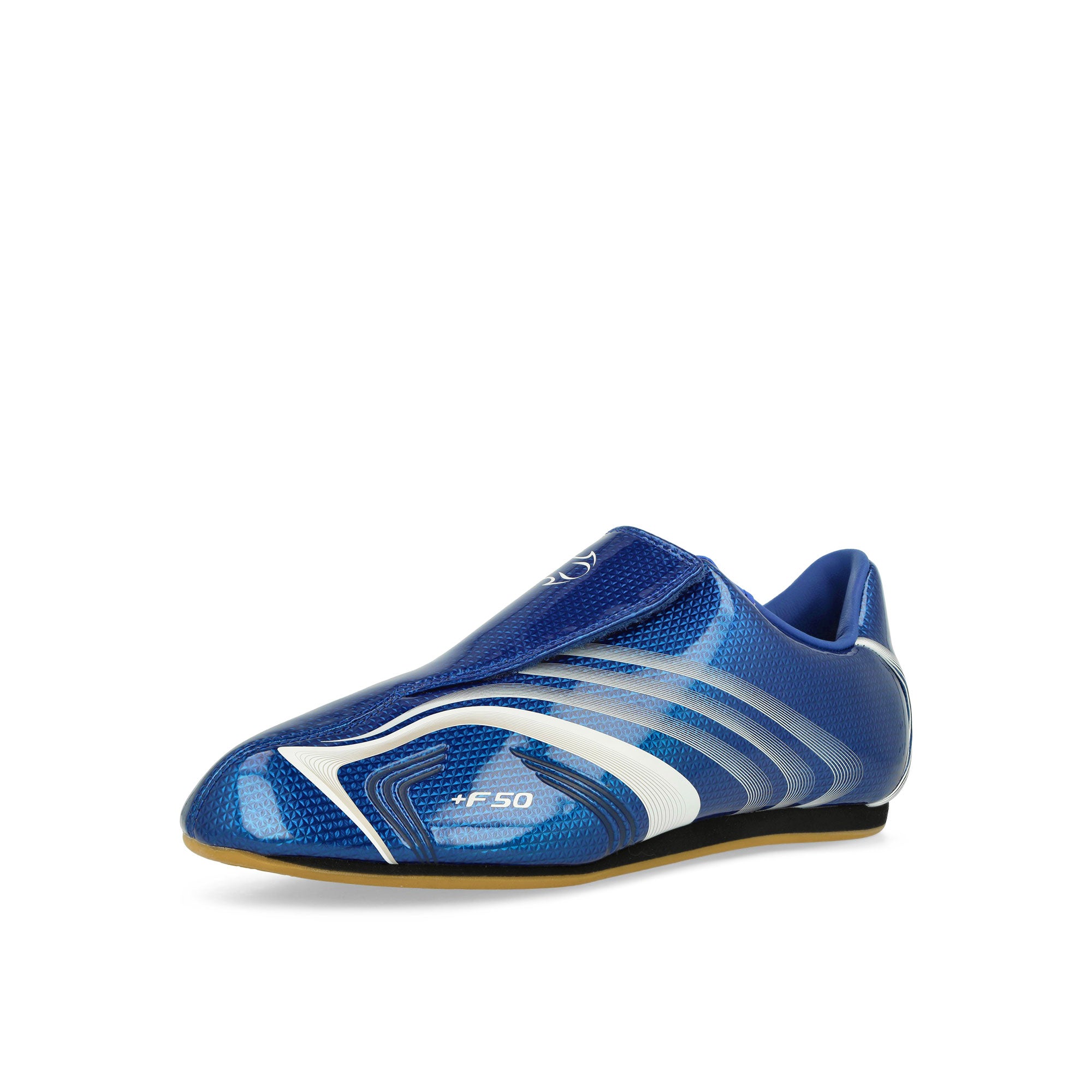 adidas Taekwondo F50 W Team Royal Blue / Footwear White / Dark Blue Low Top Sneakers Close Up | Overkill