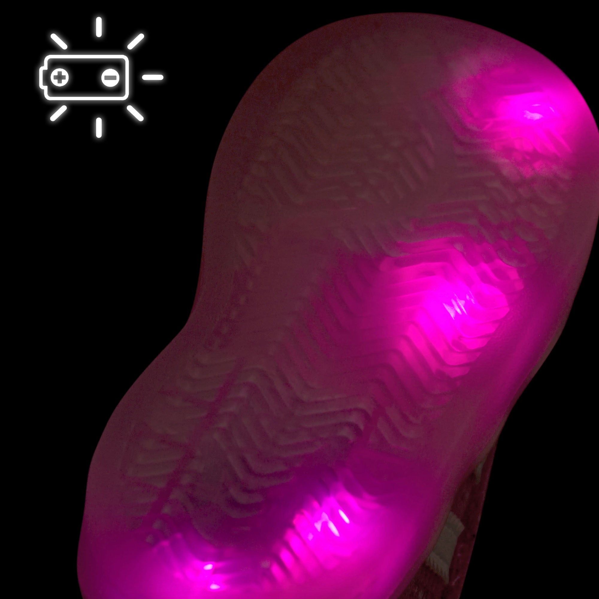 adidas Campus 00S Led Lights CF EL I Bliss Pink / Footwear White / Clear Pink Low Top Sneakers JS1283 Detail View 3 | Overkill