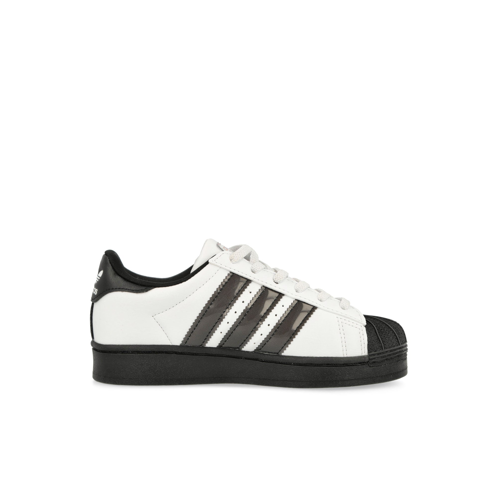 adidas Superstar LED Lights CF EL C Footwear White / Core Black / Footwear White Kids Sneaker JS1290 Silhouette | Overkill