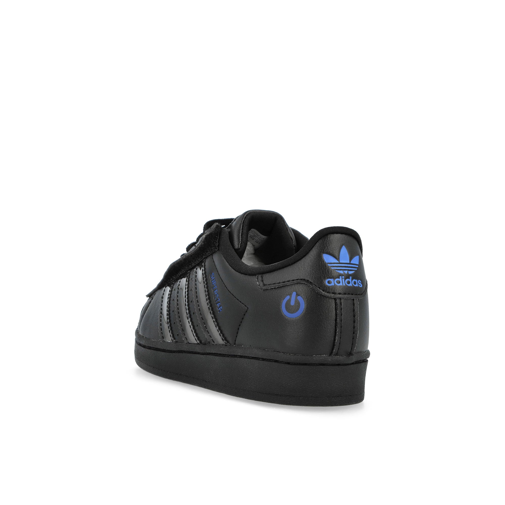 adidas Superstar Led Lights CF EL C Core Black / Core Black / Preloved Violet Low Top Sneakers JS1291 Close-up | Overkill