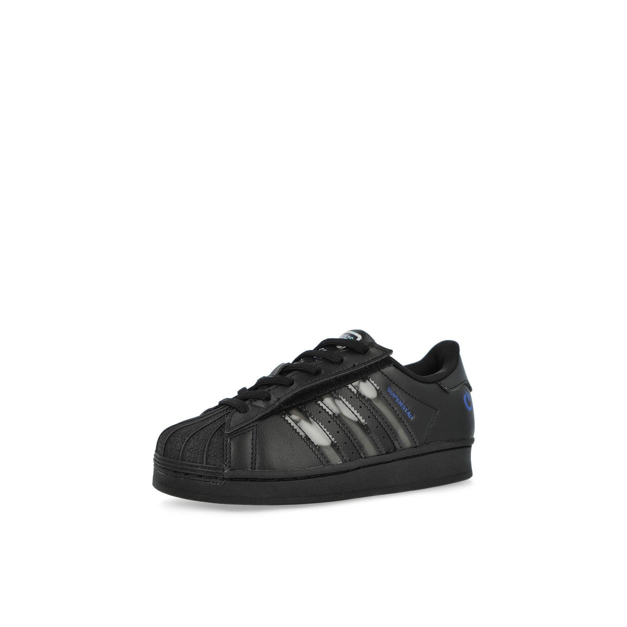 adidas Superstar Led Lights CF EL C Core Black / Core Black / Preloved Violet Low Top Sneakers JS1291 Detailfoto | Overkill