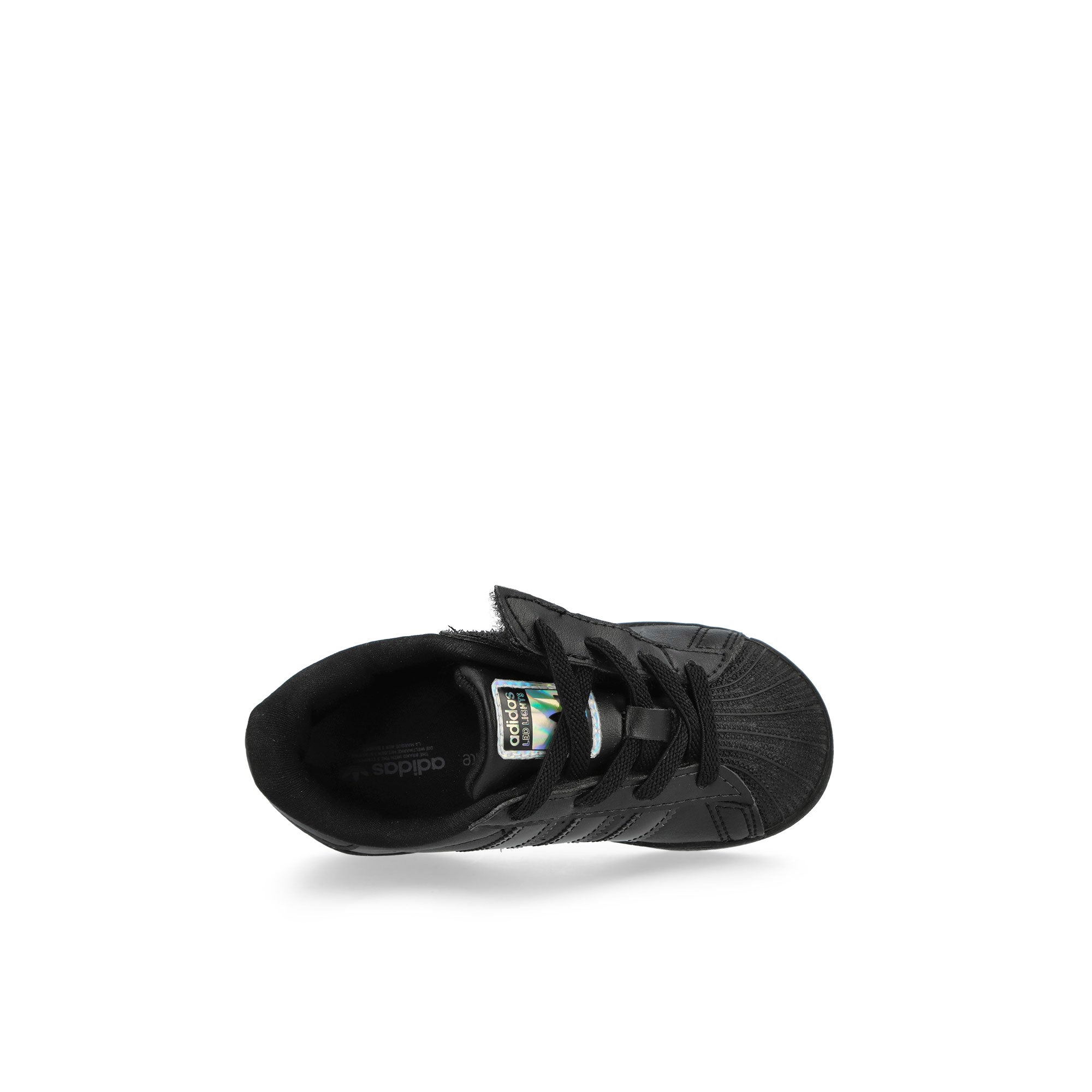 adidas Superstar Led Lights CF EL I Core Black / Core Black / Preloved Violet Low Top Sneakers JS1295 Detail View 1 | Overkill