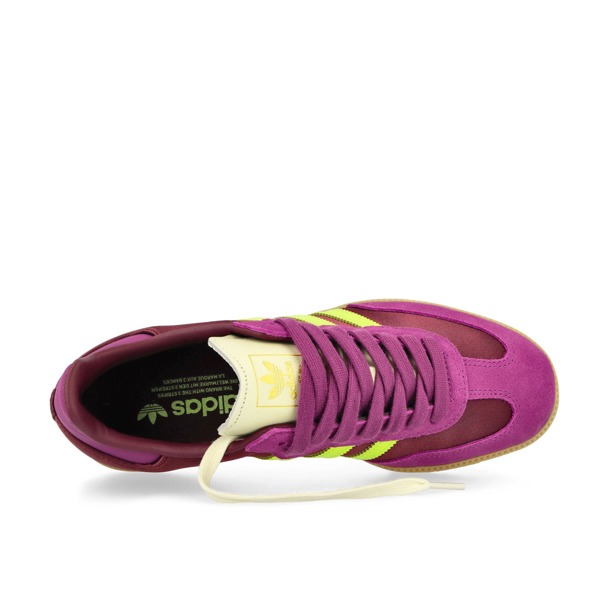 adidas Samba OG W Maroon / Rich Mauve / Gum 3 Low Top Sneakers Detailfoto | Overkill
