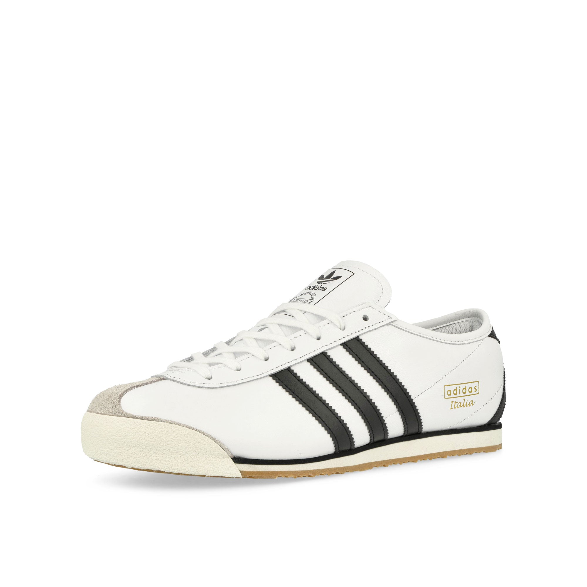 adidas Italia 70s Footwear White / Core Black / Grey One Low Top Sneakers Close Up | Overkill