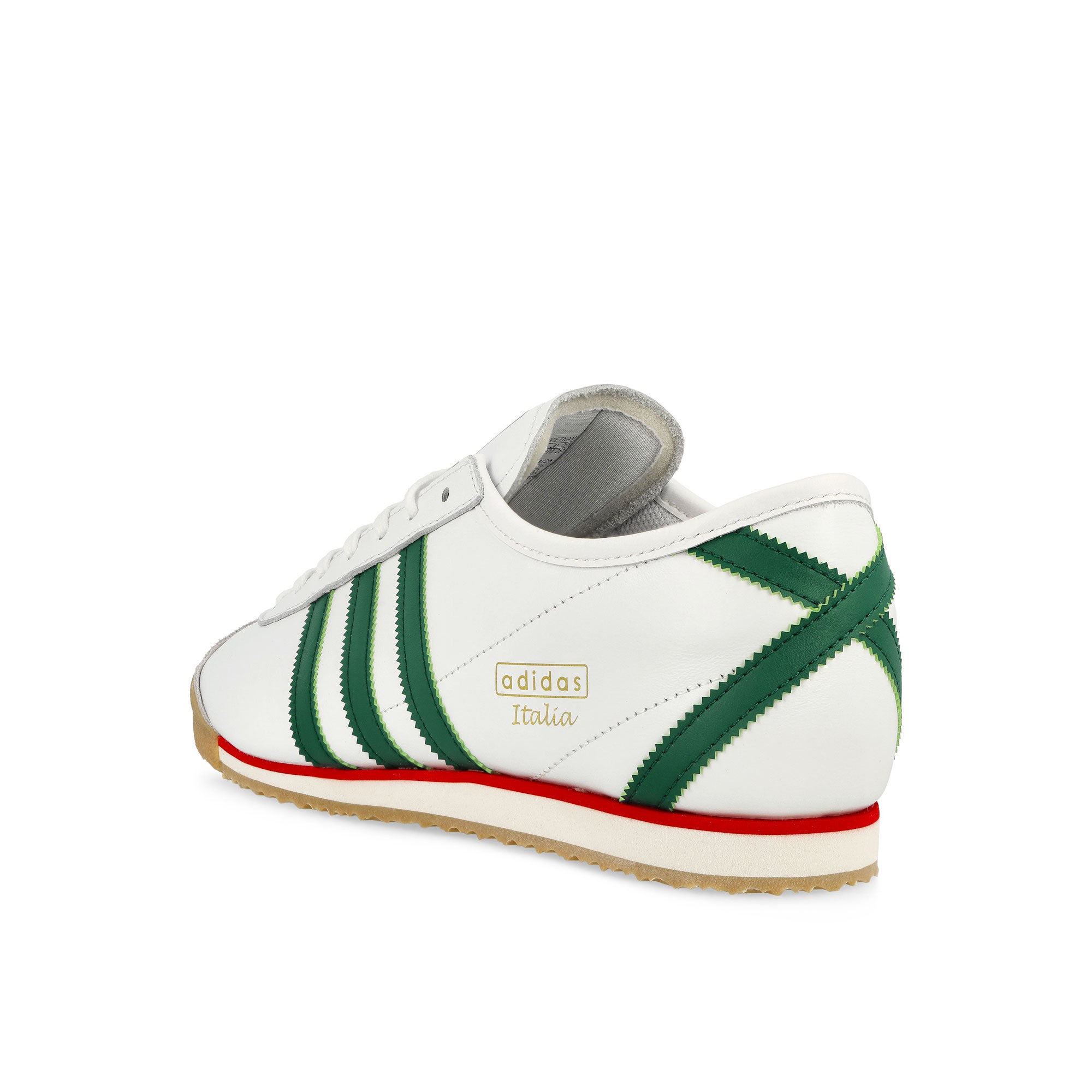 adidas Italia 70s Footwear White / Collegiate Green / Gum 3 Low Top Sneaker JS1325 Material | Overkill