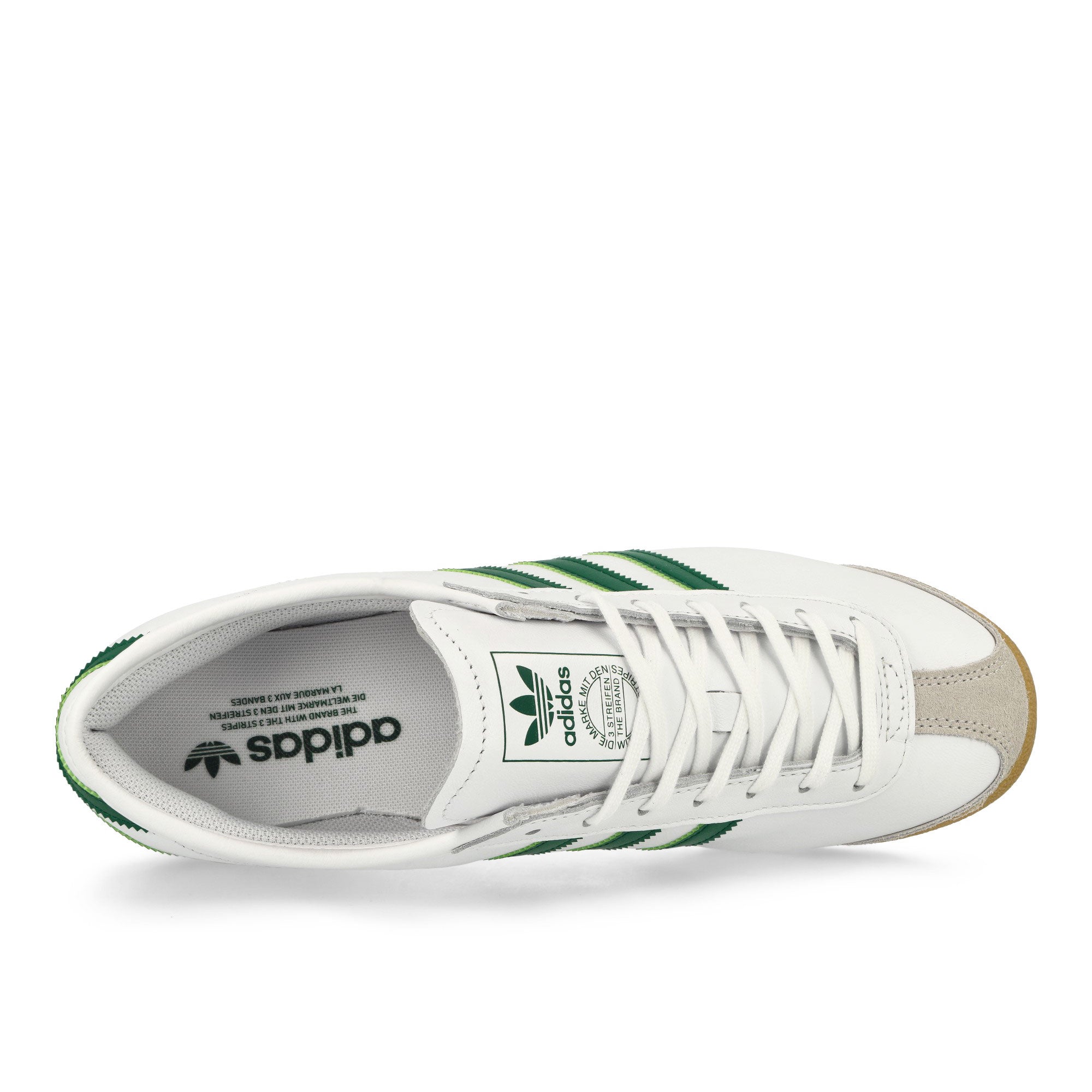 adidas Italia 70s Footwear White / Collegiate Green / Gum 3 Low Top Sneaker JS1325 Detailfoto | Overkill