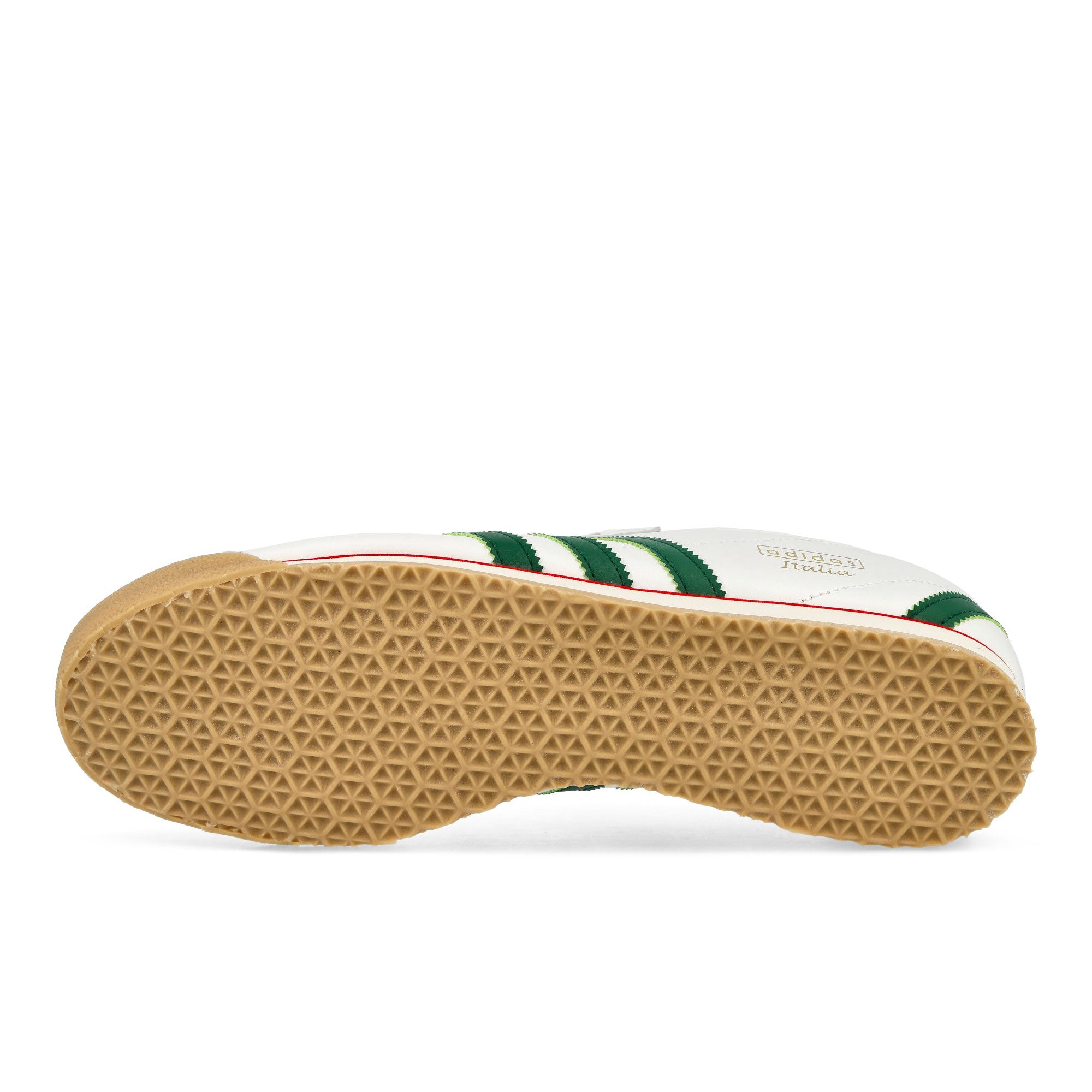 adidas Italia 70s Footwear White / Collegiate Green / Gum 3 Low Top Sneaker JS1325 Detail View 1 | Overkill