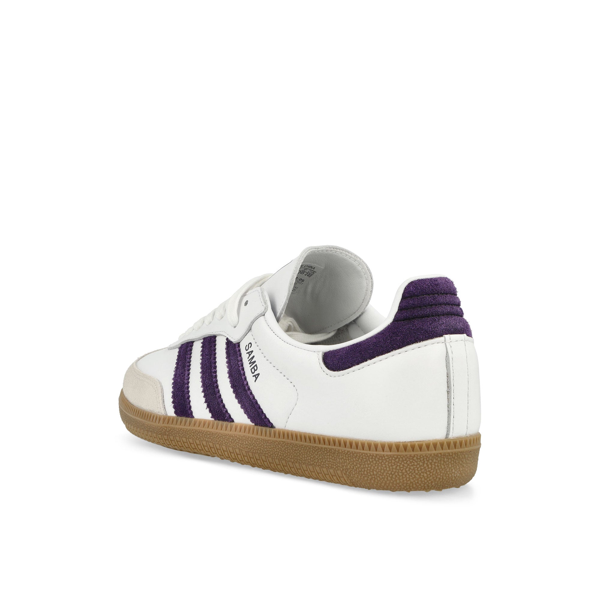 adidas Samba OG W Cloud White / Alumina / Aurora Plum Low Top Sneakers Material | Overkill