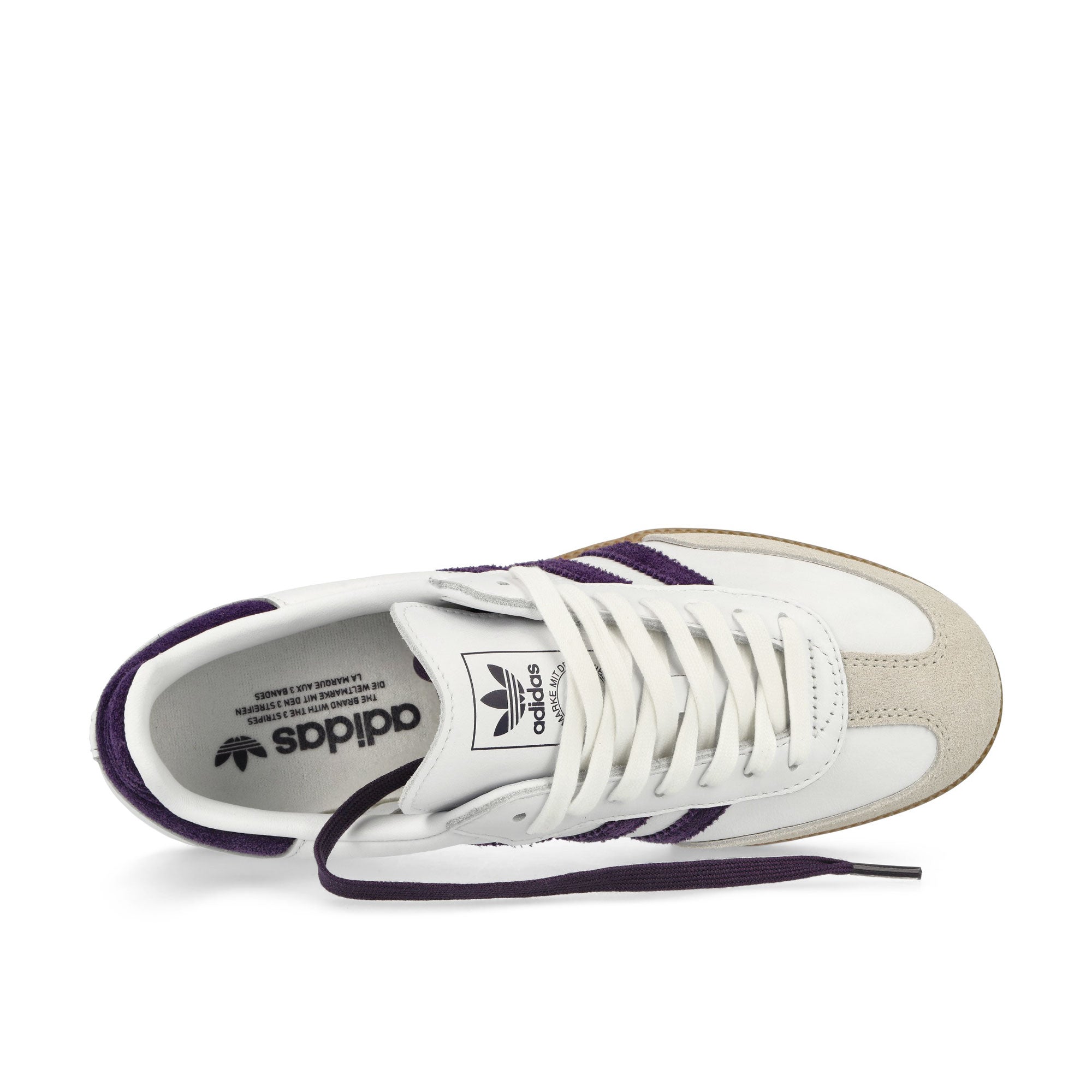 adidas Samba OG W Cloud White / Alumina / Aurora Plum Low Top Sneakers Detailfoto | Overkill