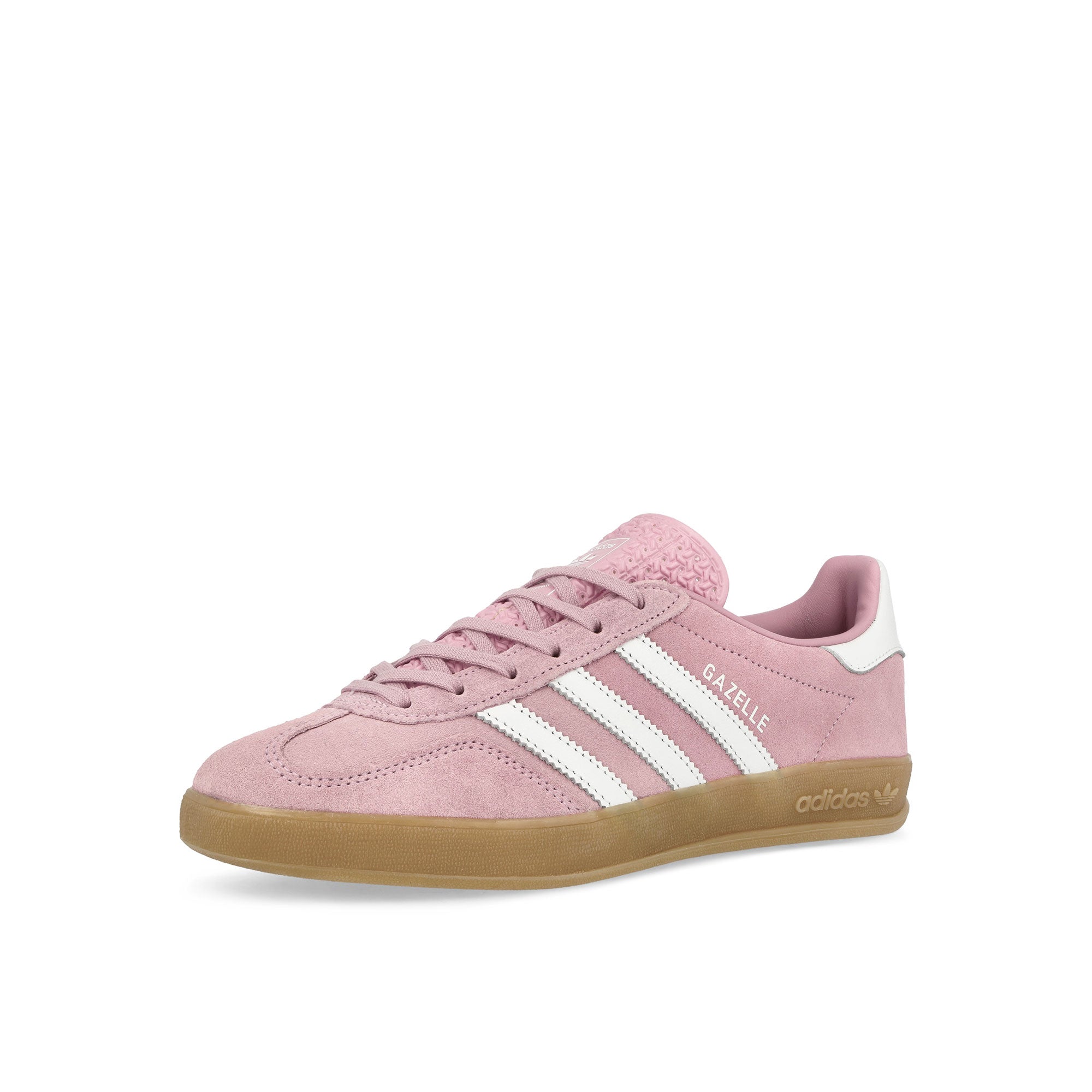 adidas Gazelle Indoor W Bliss Lilac / Footwear White / Gum 3 Low Top Sneakers Close Up | Overkill