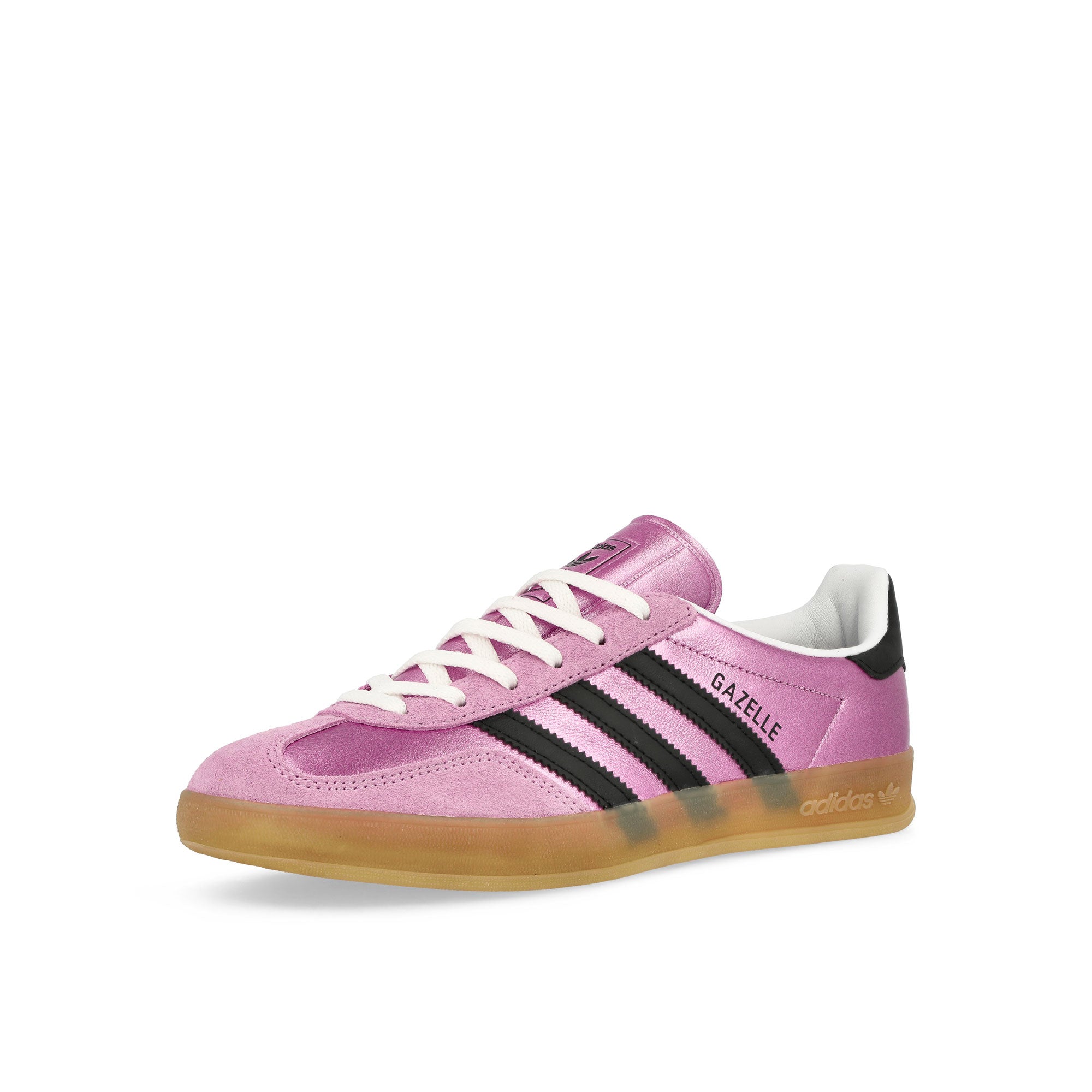 adidas Gazelle Indoor W Bliss Lilac / Core Black / Supplier Colour Low Top Sneakers Close Up | Overkill