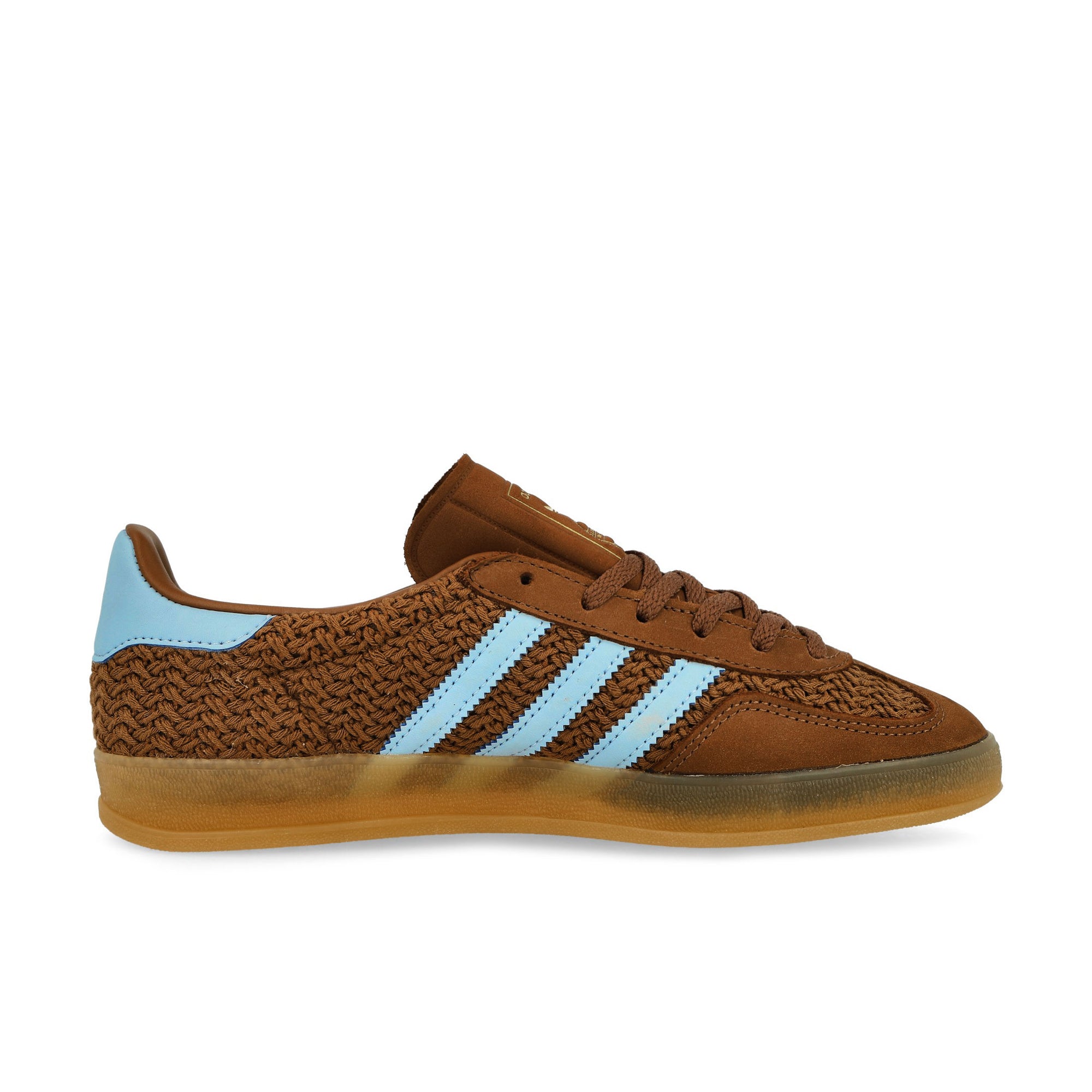 adidas Gazelle Indoor W Preloved Brown / Clear Sky / Gum 3 Low Top Sneaker JS1417 Silhouette | Overkill