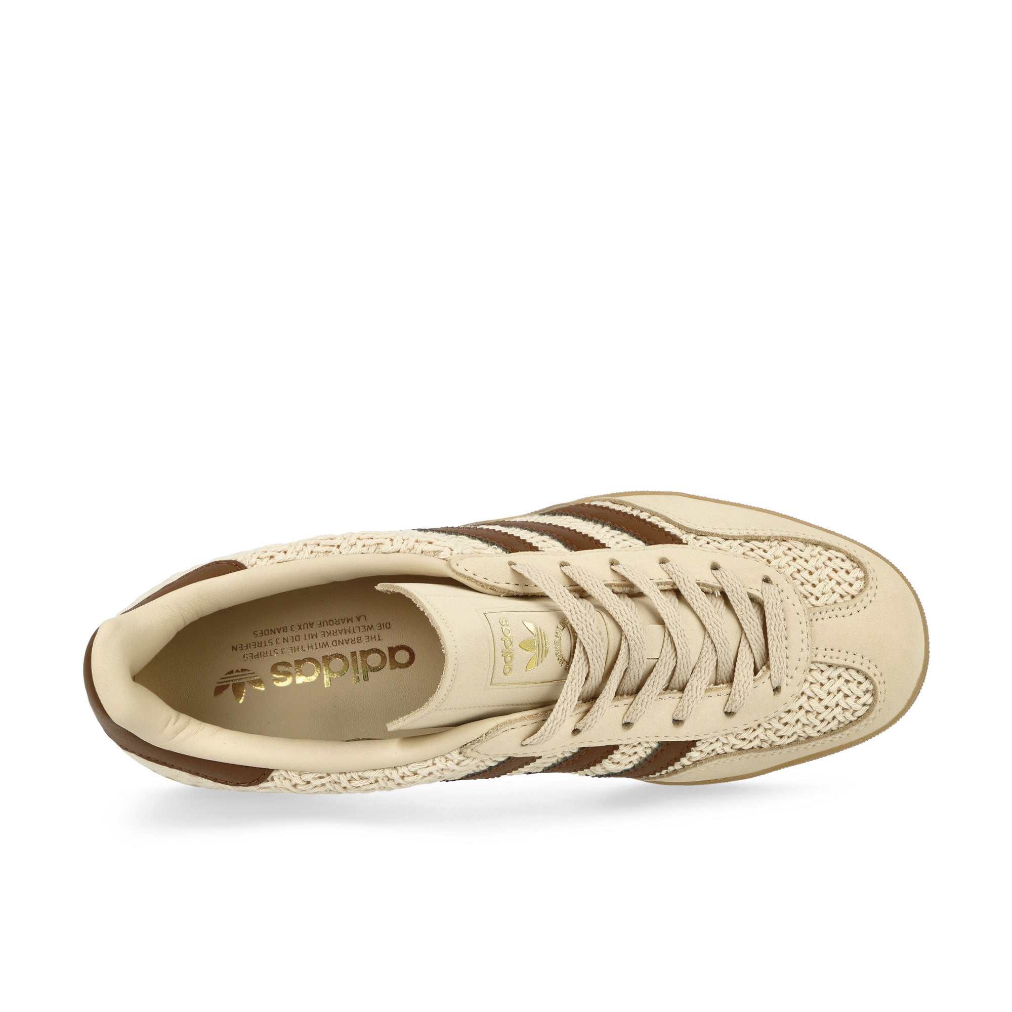 adidas Gazelle Indoor W Sand Strata / Preloved Brown / Gum Three Low Top Sneakers JS1418 Detailfoto | Overkill