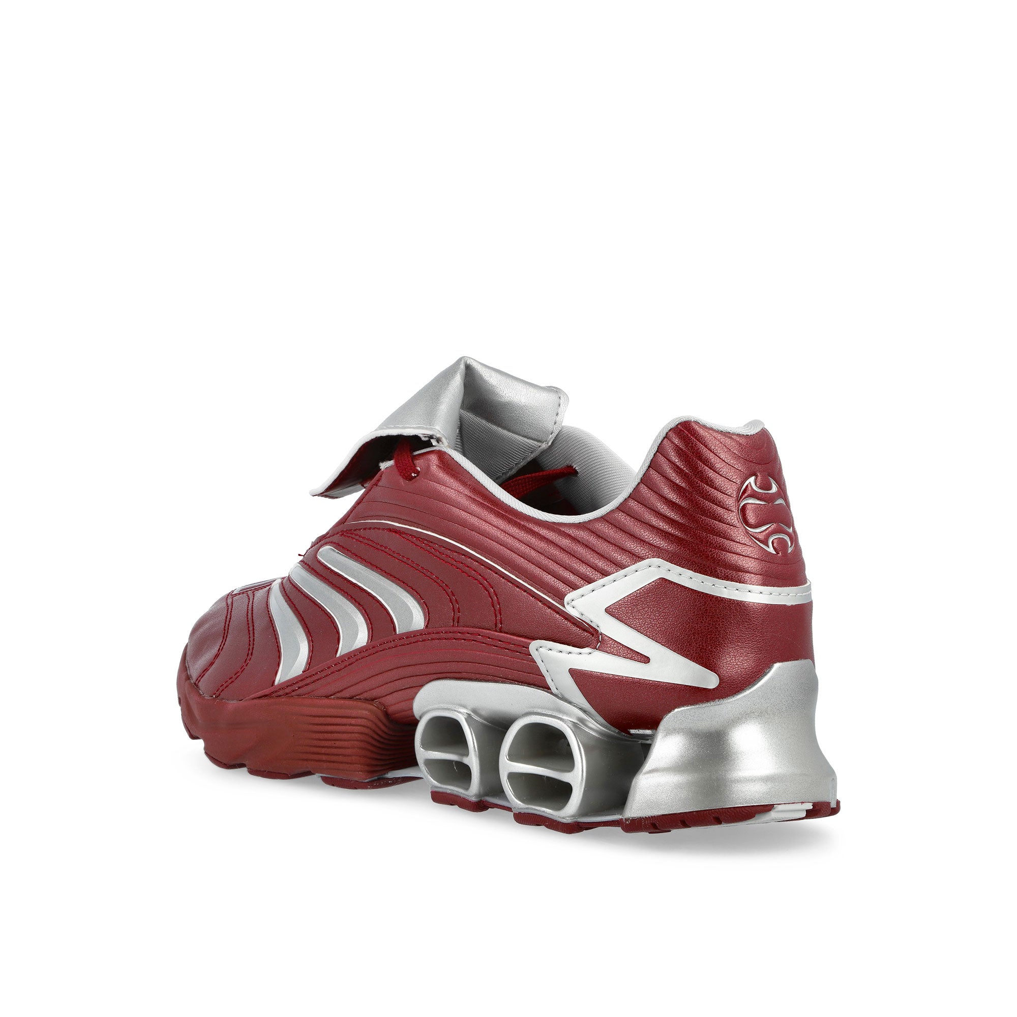adidas Predator Megaride Collegiate Burgundy / Silver Metallic / Light Solid Grey Low Top Sneakers JS1554 Material | Overkill