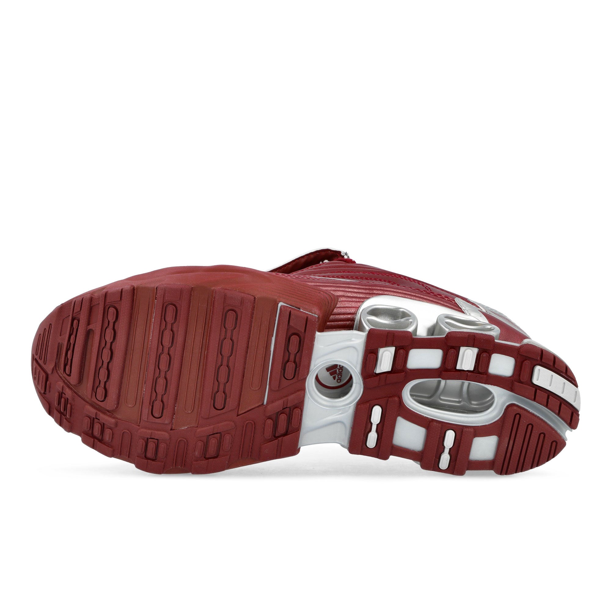 adidas Predator Megaride Collegiate Burgundy / Silver Metallic / Light Solid Grey Low Top Sneakers JS1554 Detail View 1 | Overkill